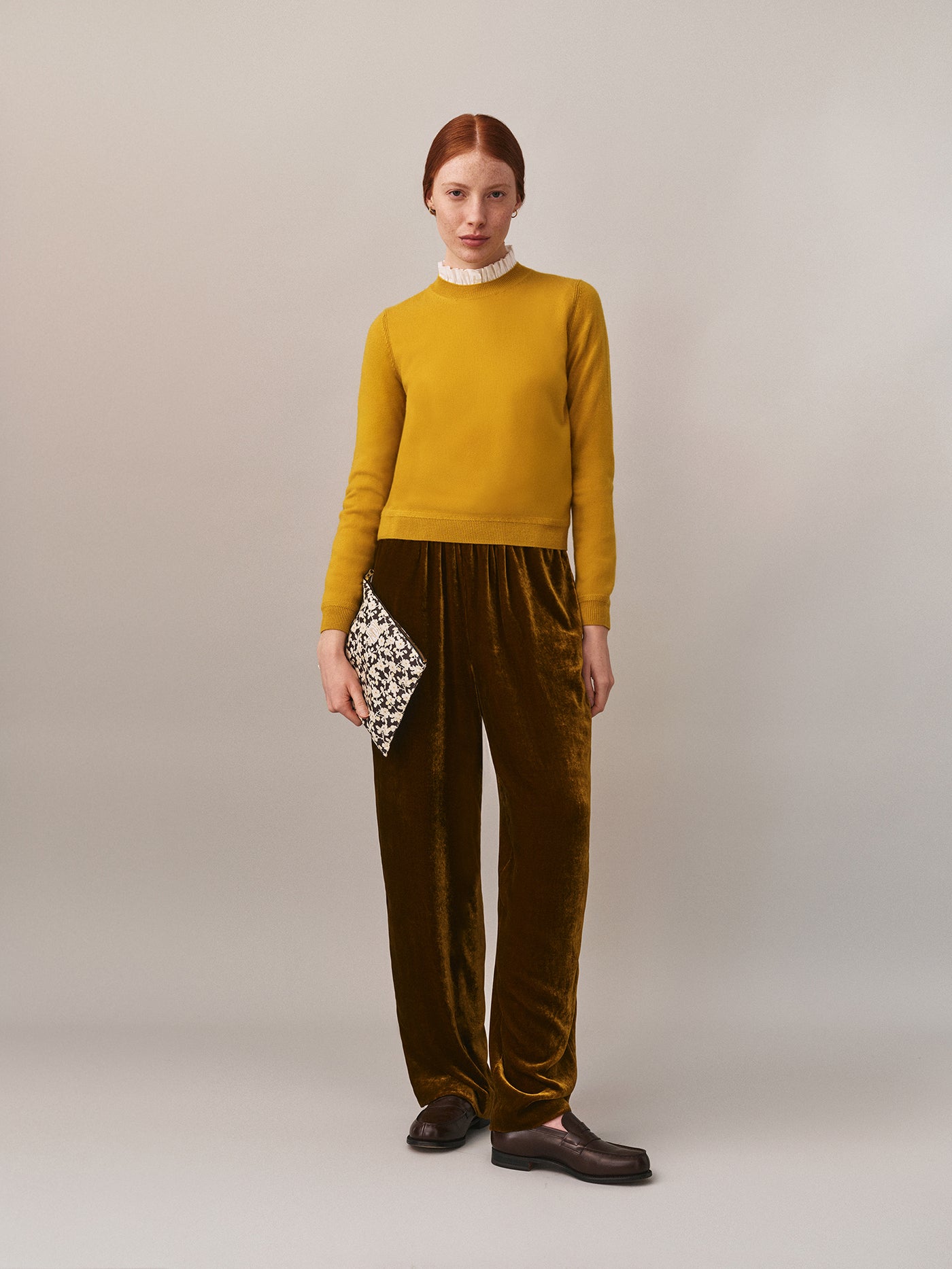 Jamais silk velvet pants