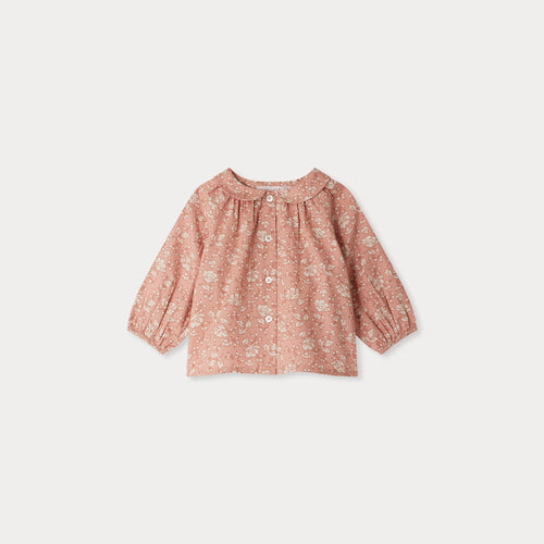 Domino organic cotton blouse