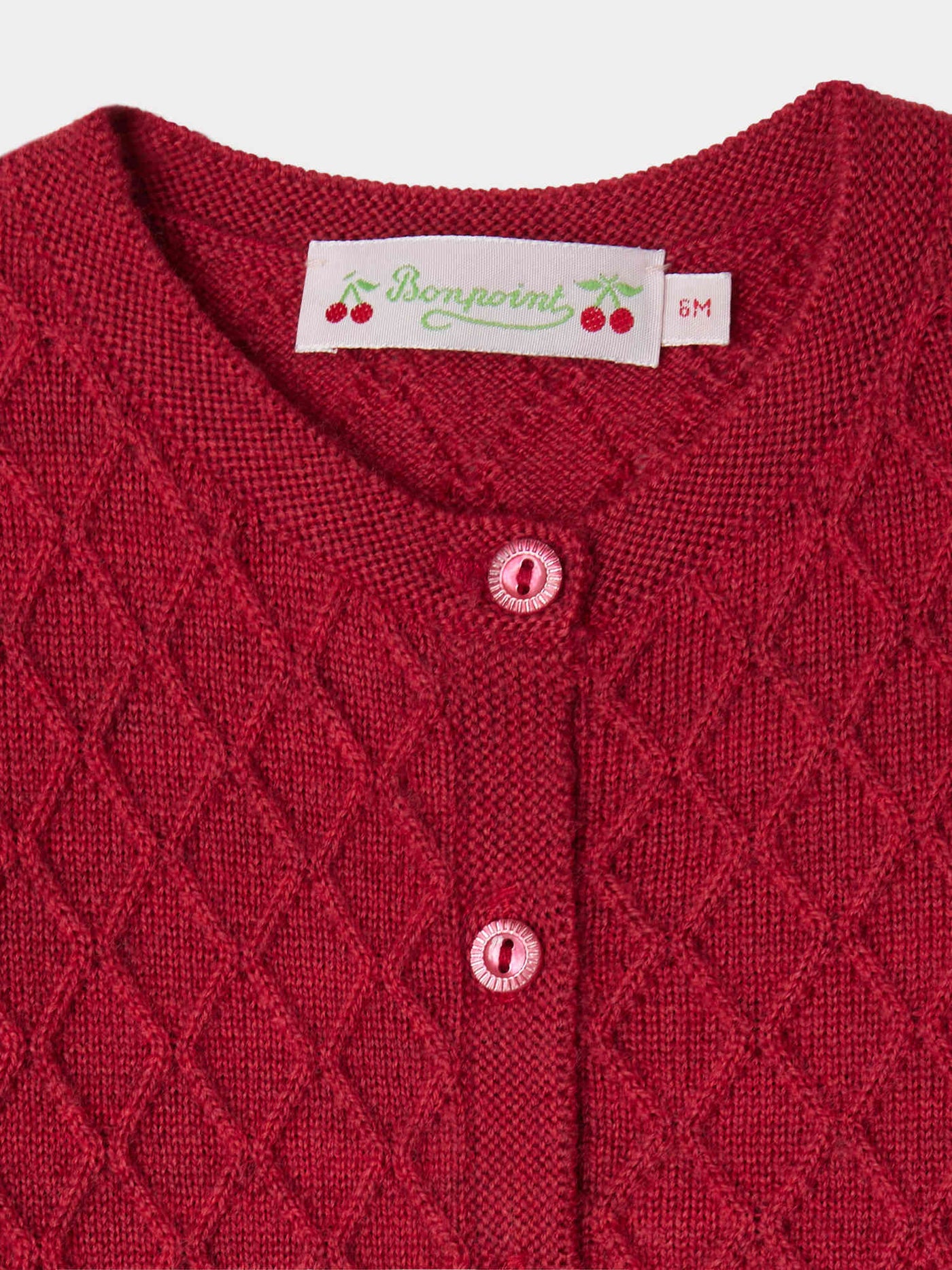 Jarancia cardigan with a fancy wool stitch