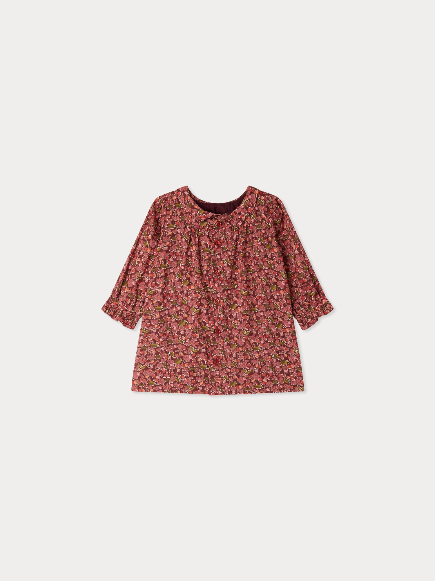 Juju smocked dress in Liberty fabric in organic cotton • Bonpoint