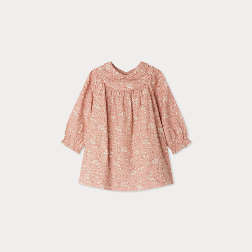 Jeni dress with floral print in organic cotton