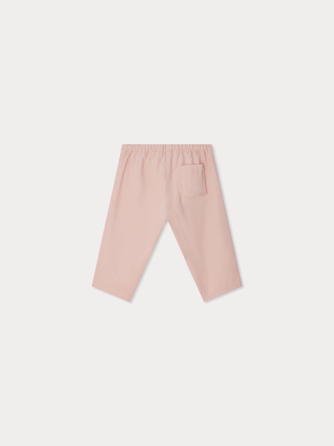 Dandy pants in pink organic cotton velvet