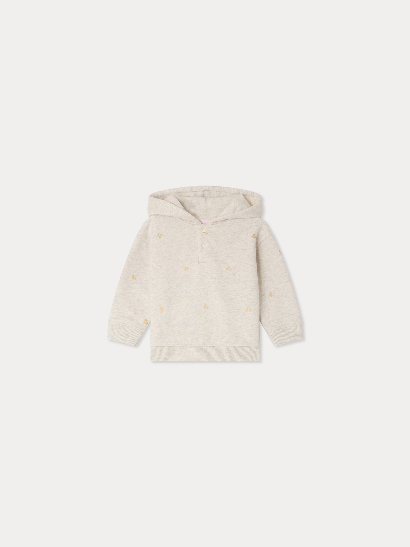 Cody sweatshirt with copper cherry print in organic cotton