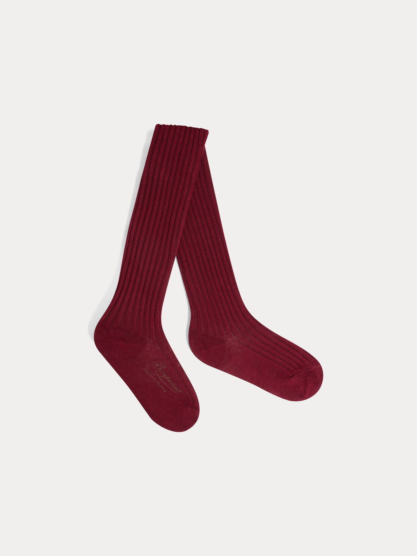 Banny burgundy cotton tights