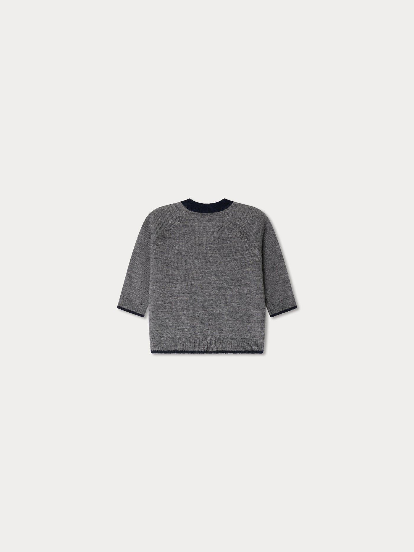 Teotim cardigan in gray wool