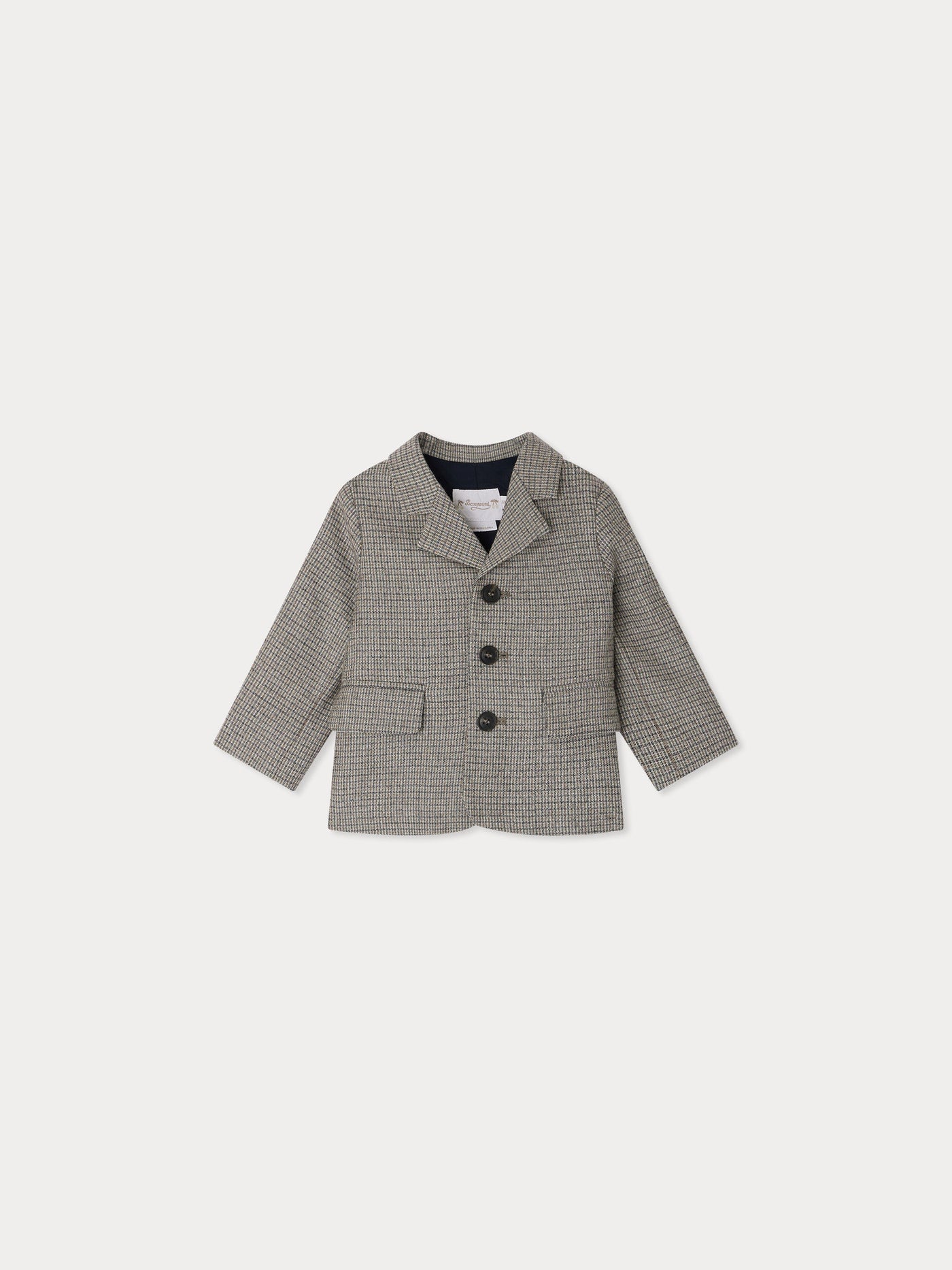 Leopold micro-check flannel jacket