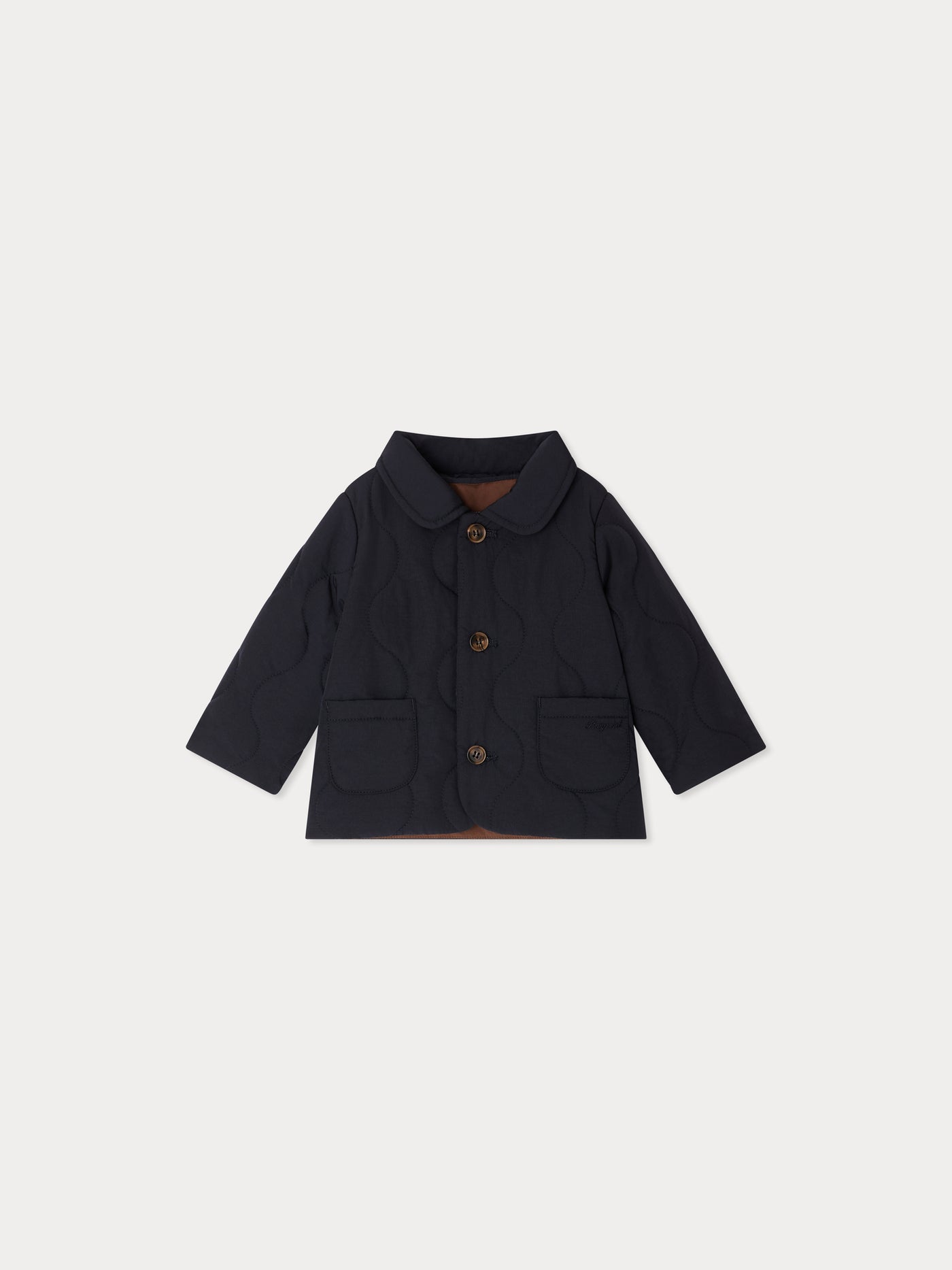 Joseph quilted jacket in black