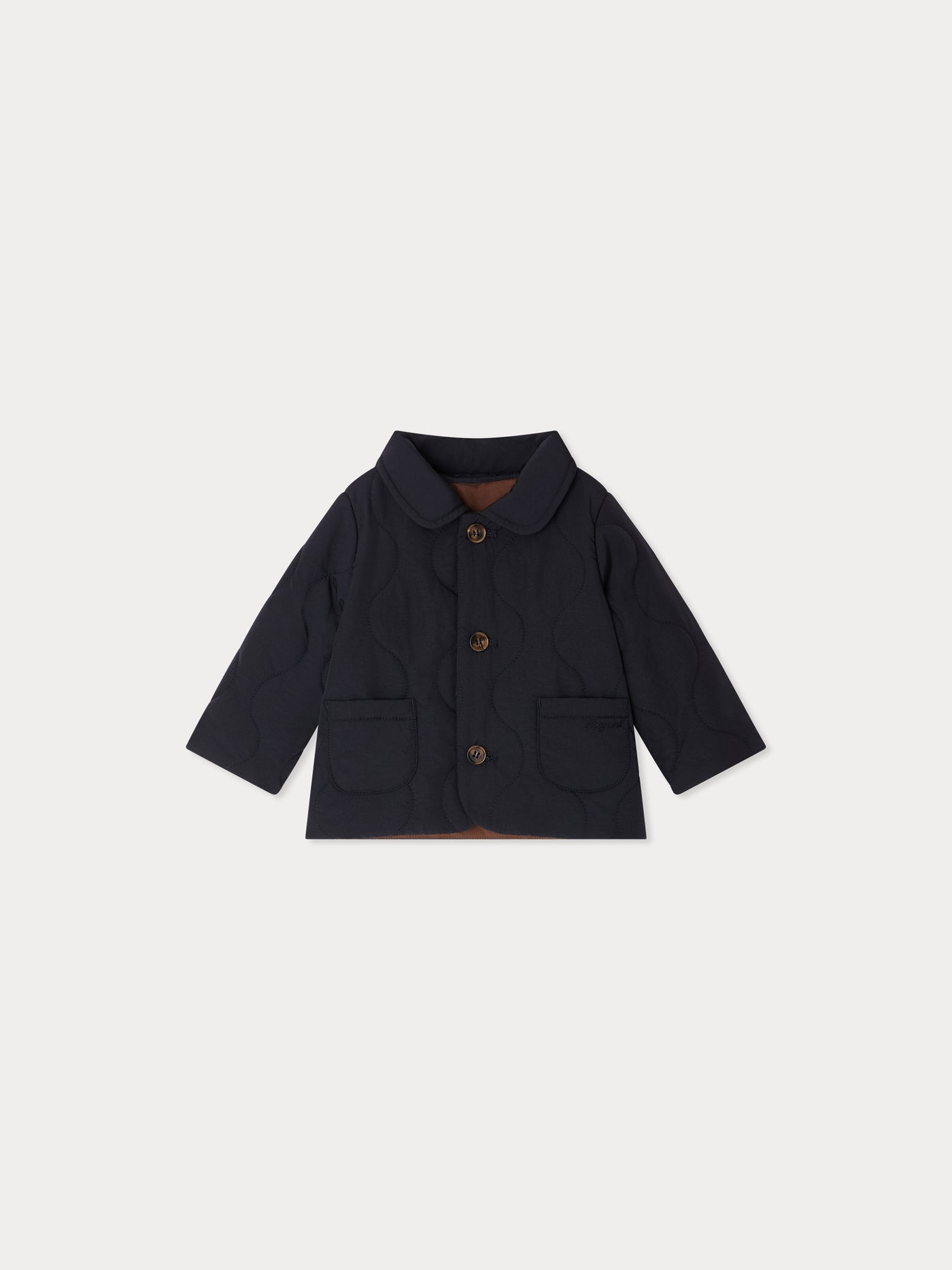 Joseph quilted jacket in black