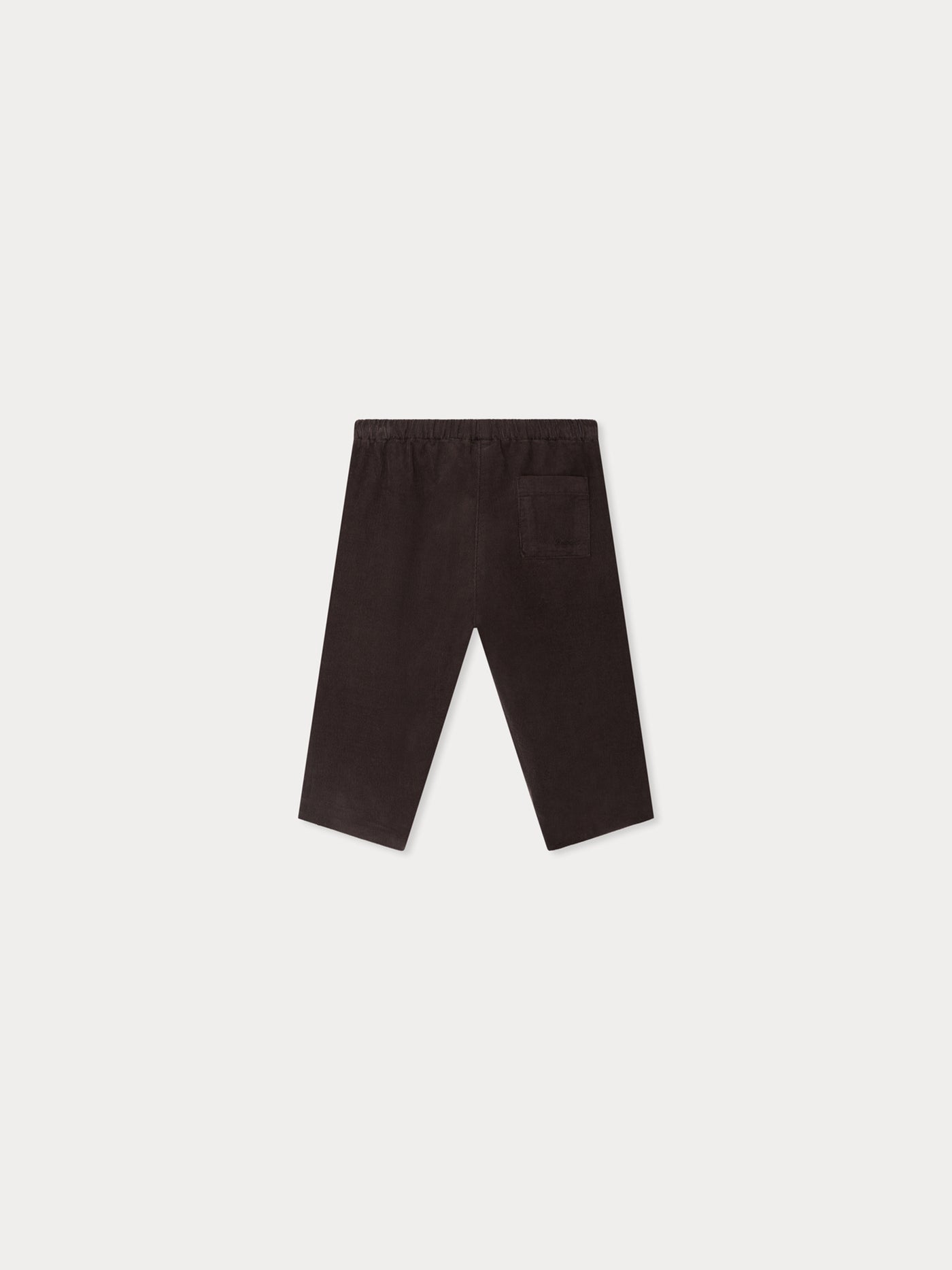Dandy pants in brown organic cotton velvet