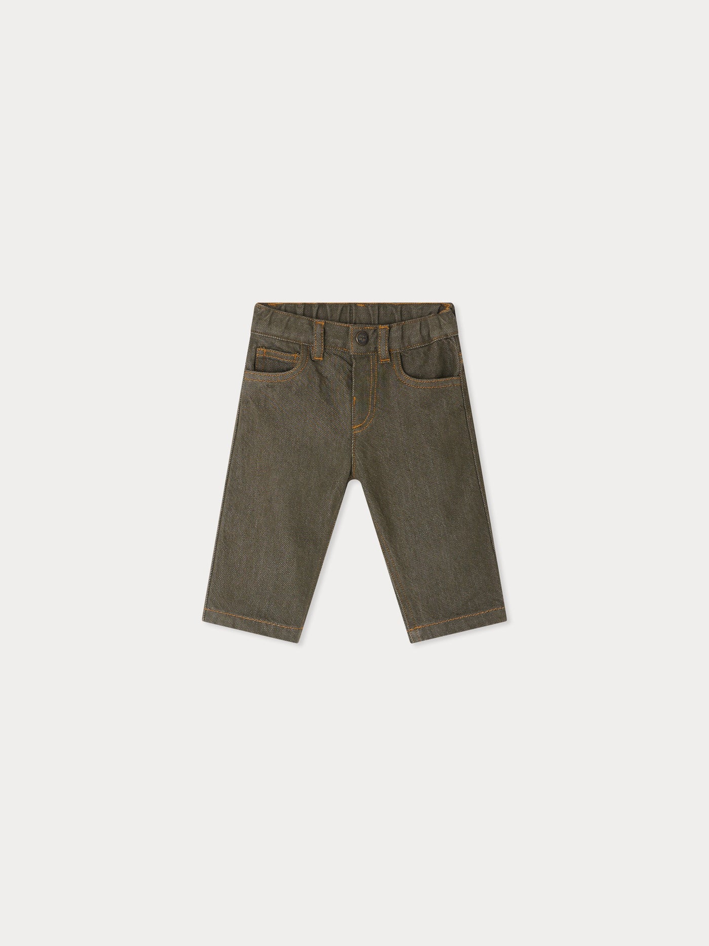 Jeliott pants in dark khaki denim