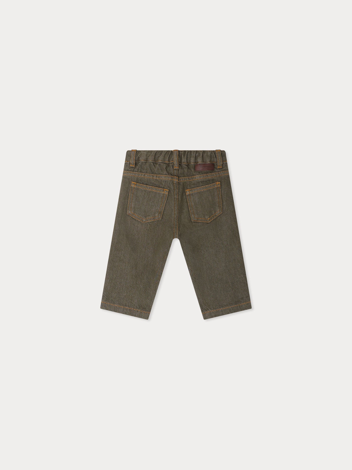 Jeliott pants in dark khaki denim