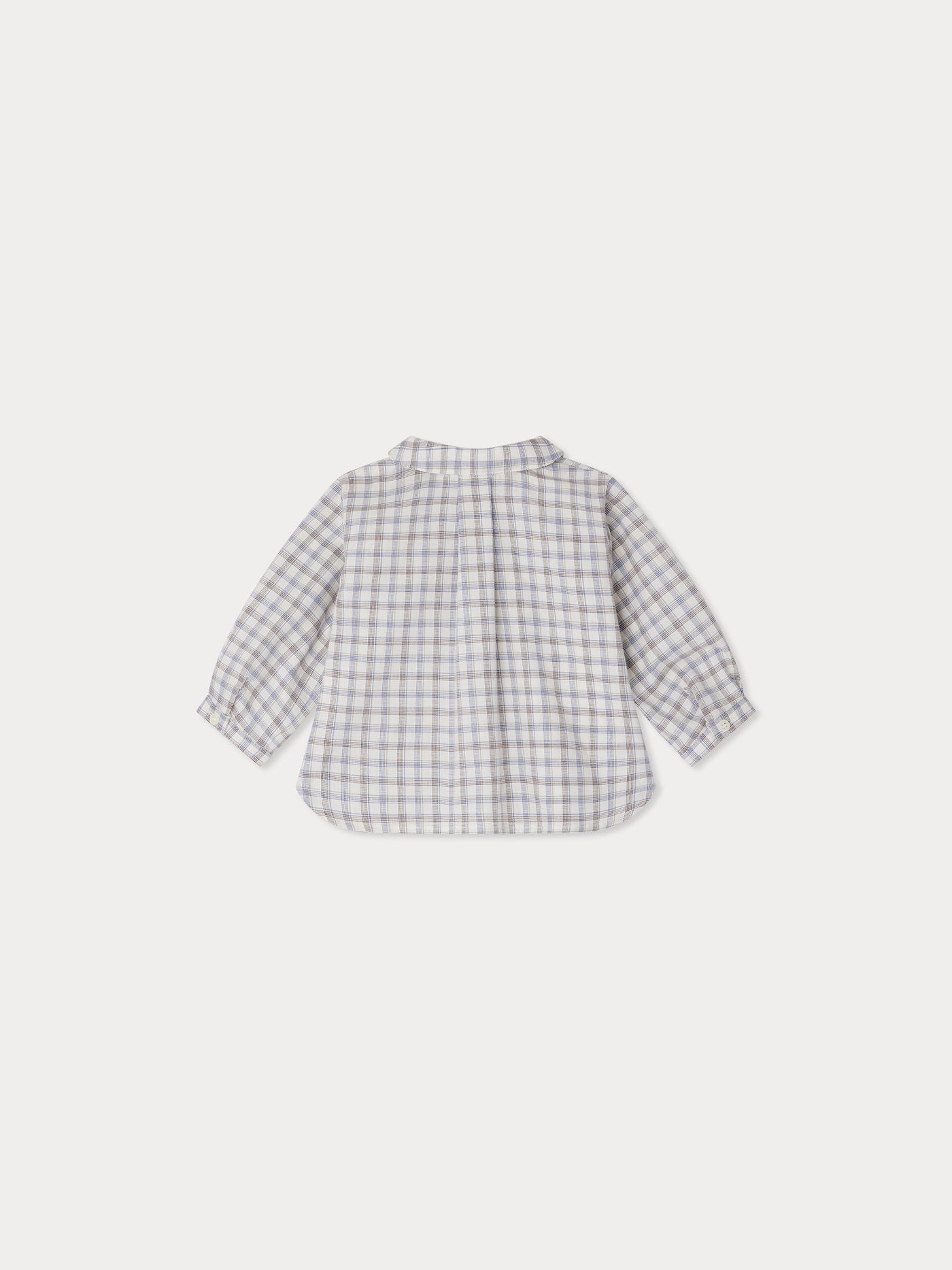 Nathan shirt with blue checks