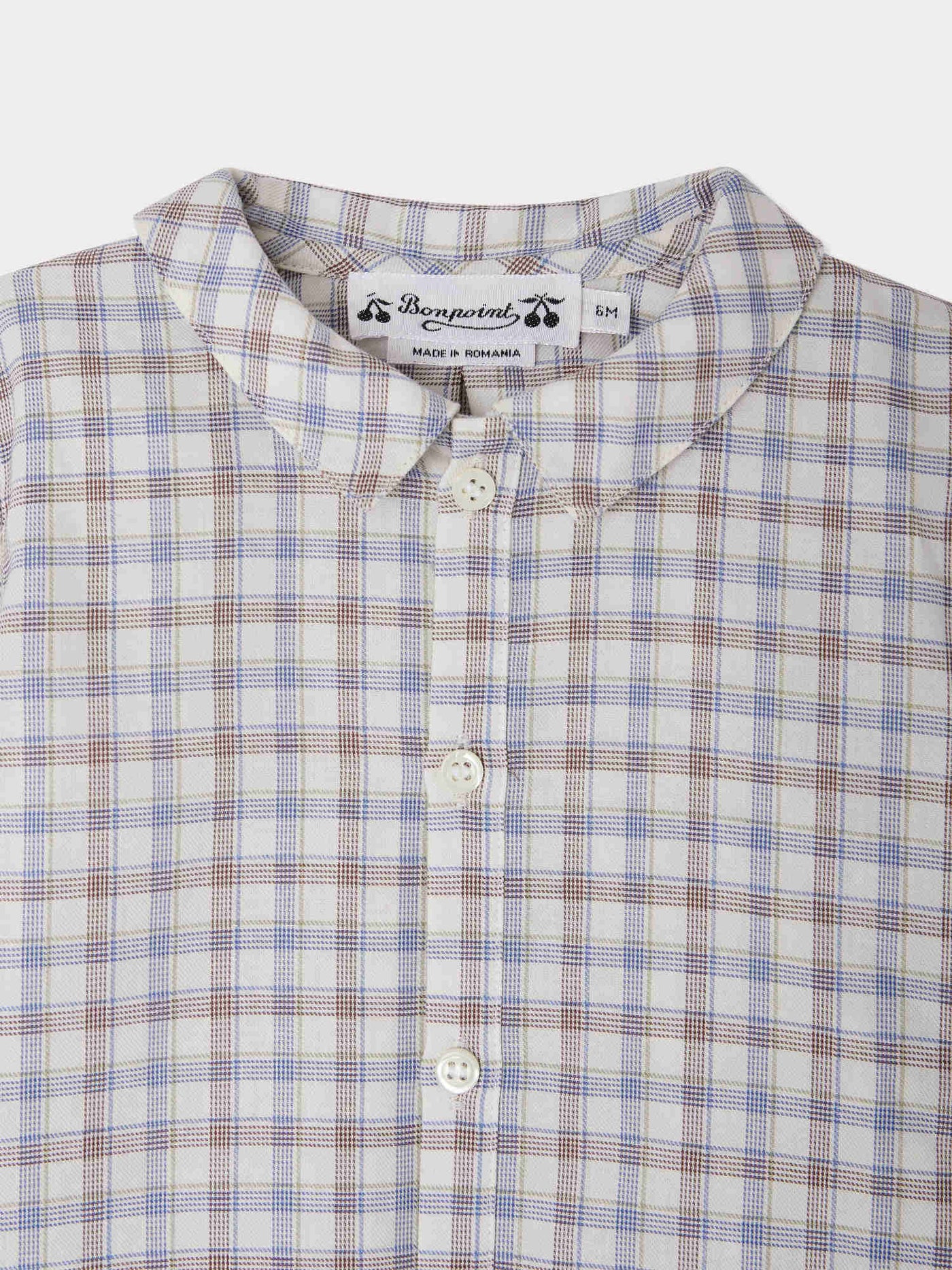 Nathan shirt with blue checks