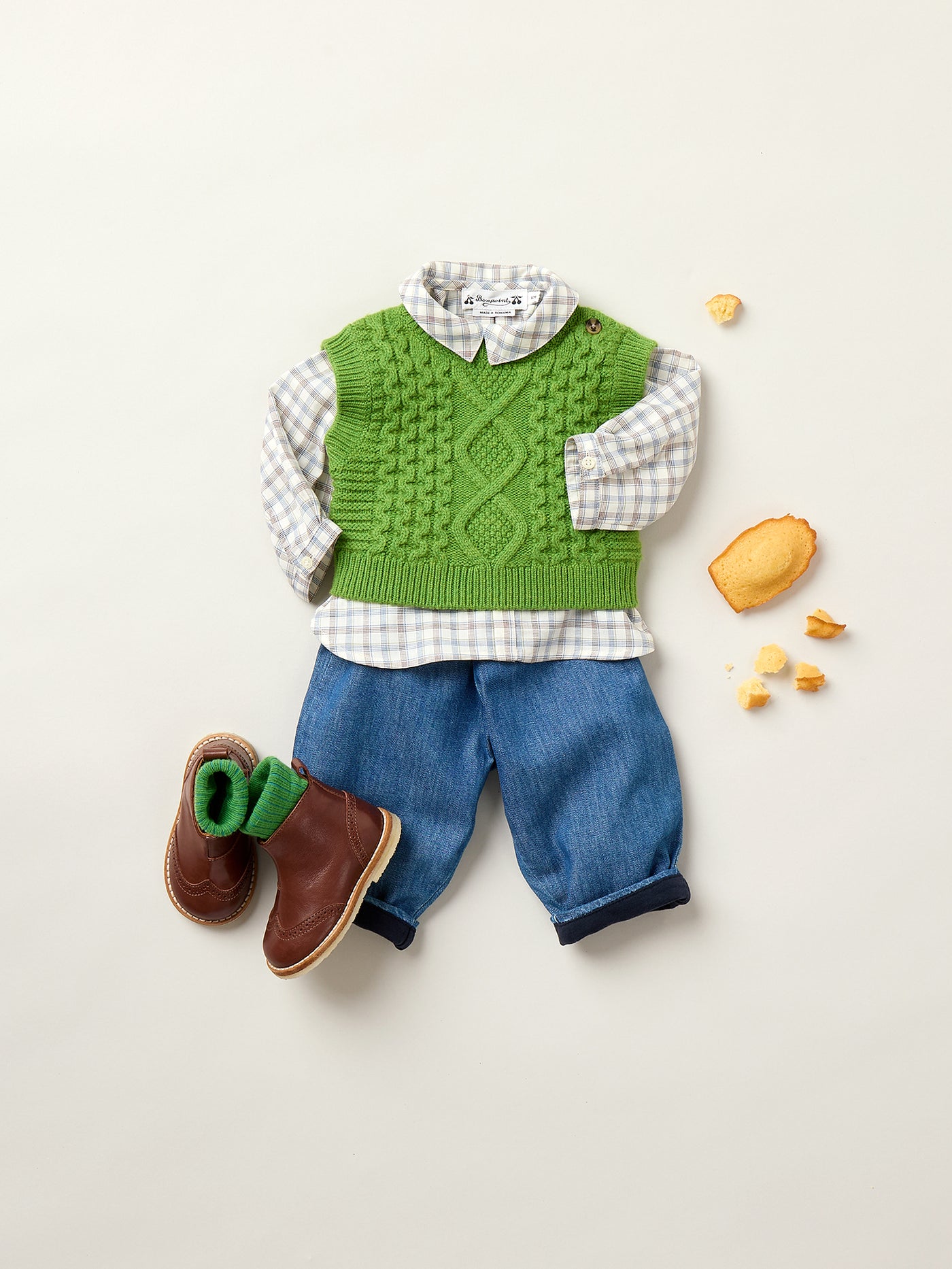 Nathan shirt with blue checks