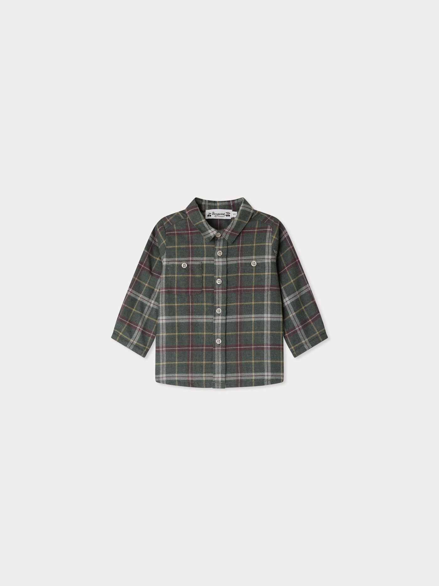 Mico cotton plaid shirt