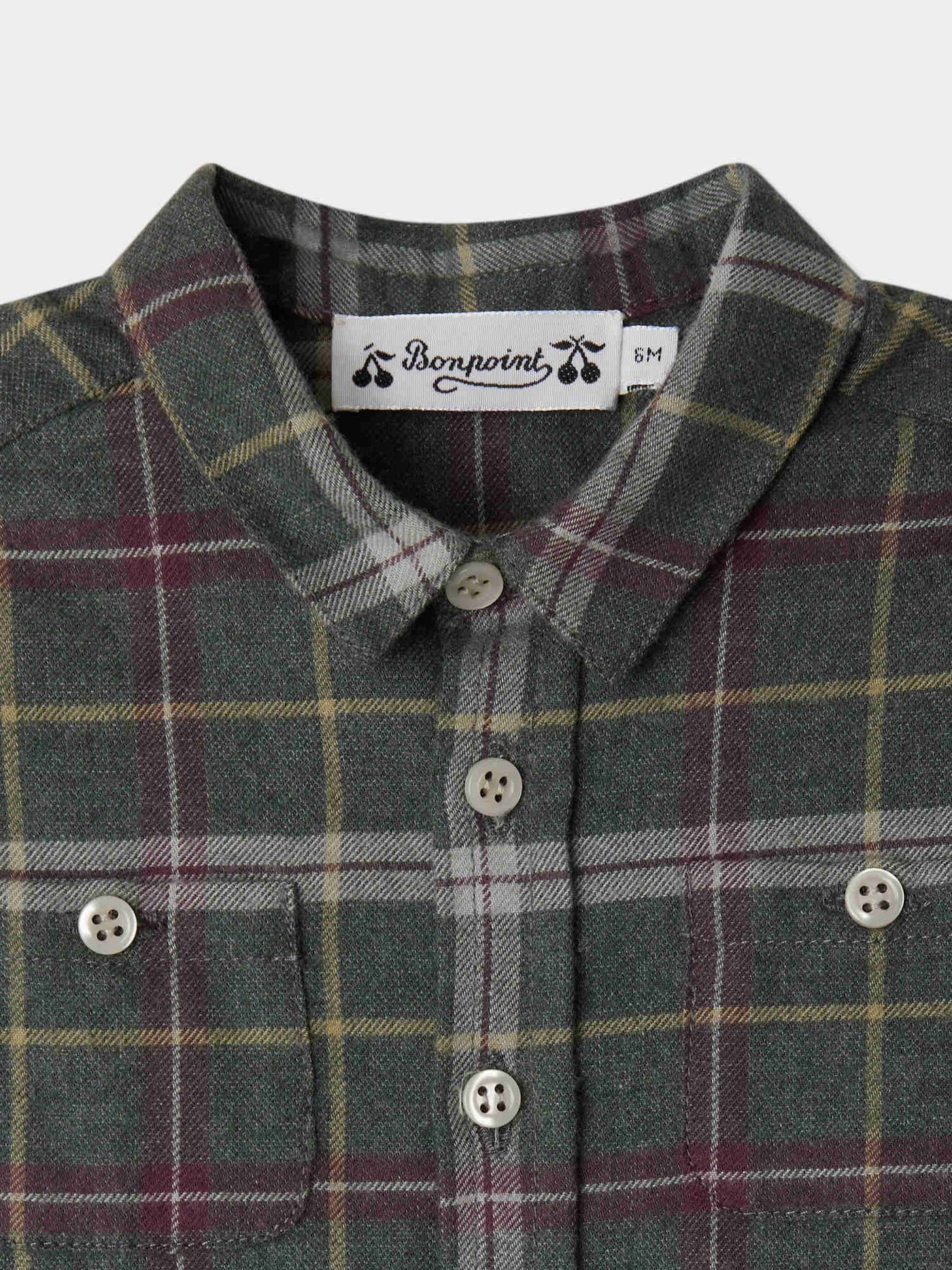 Mico cotton plaid shirt