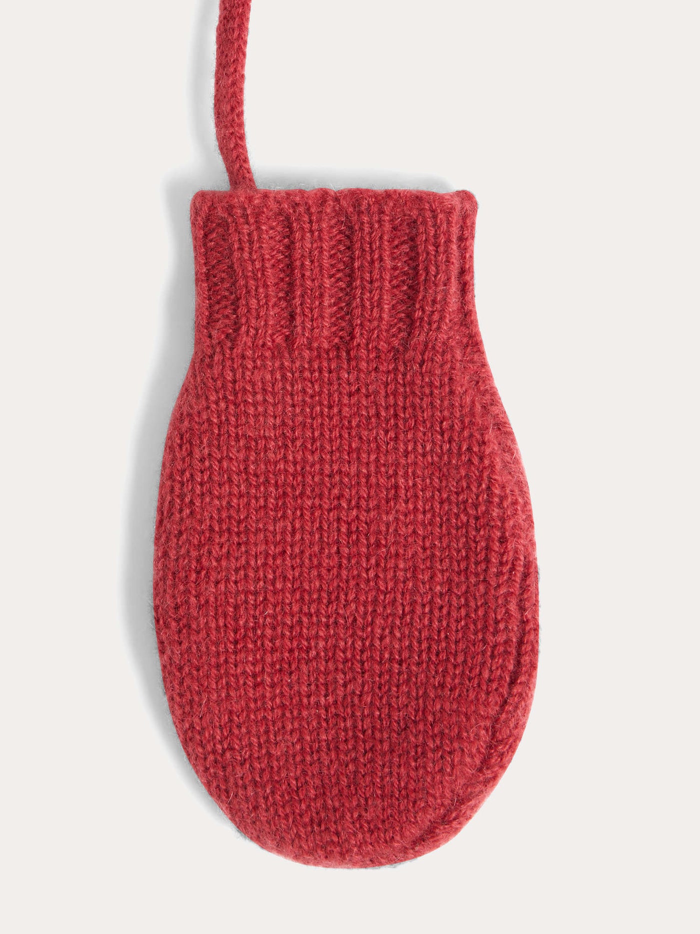 Thuri raspberry cashmere mittens