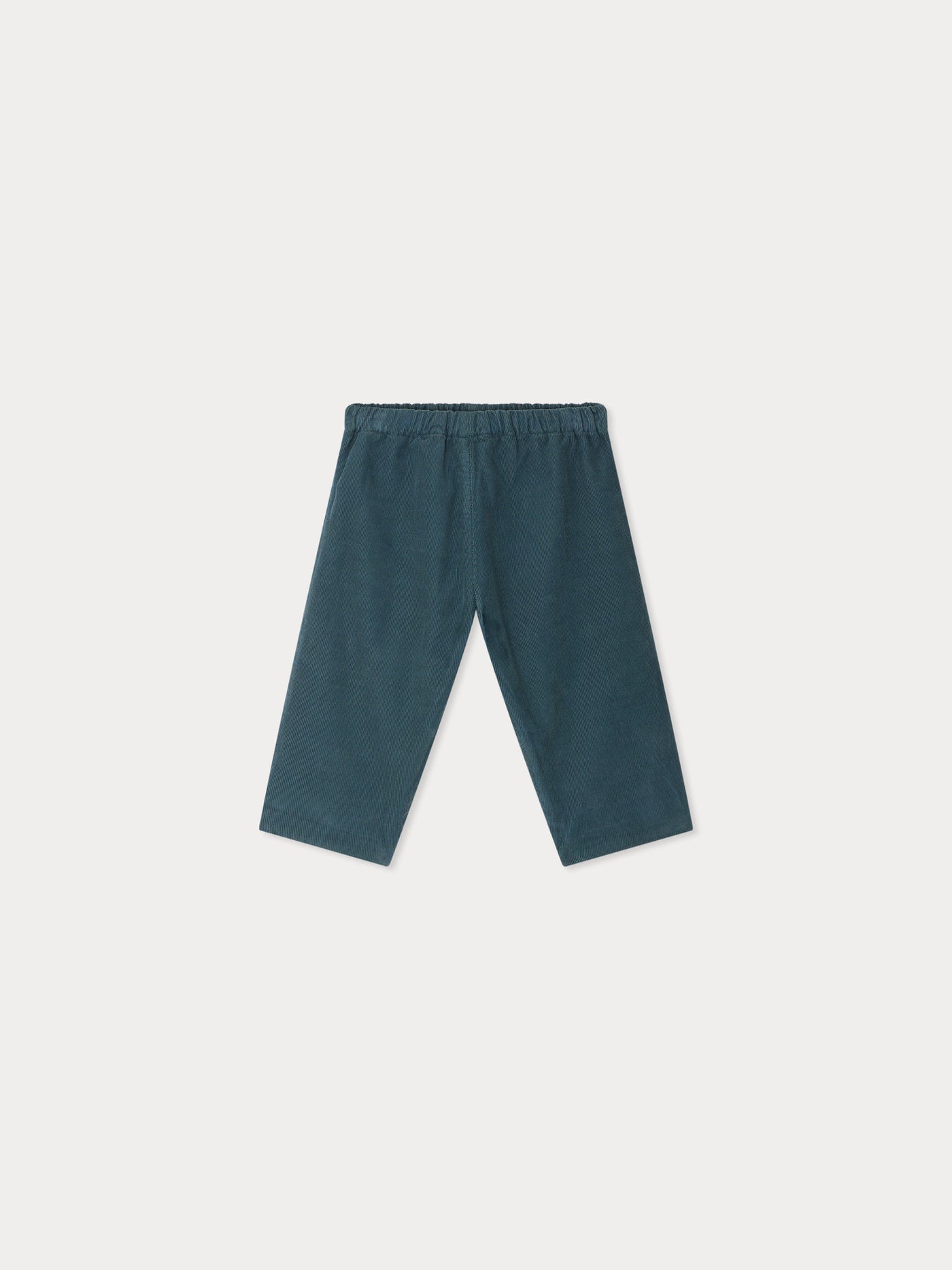 Dandy pants in green organic cotton velvet