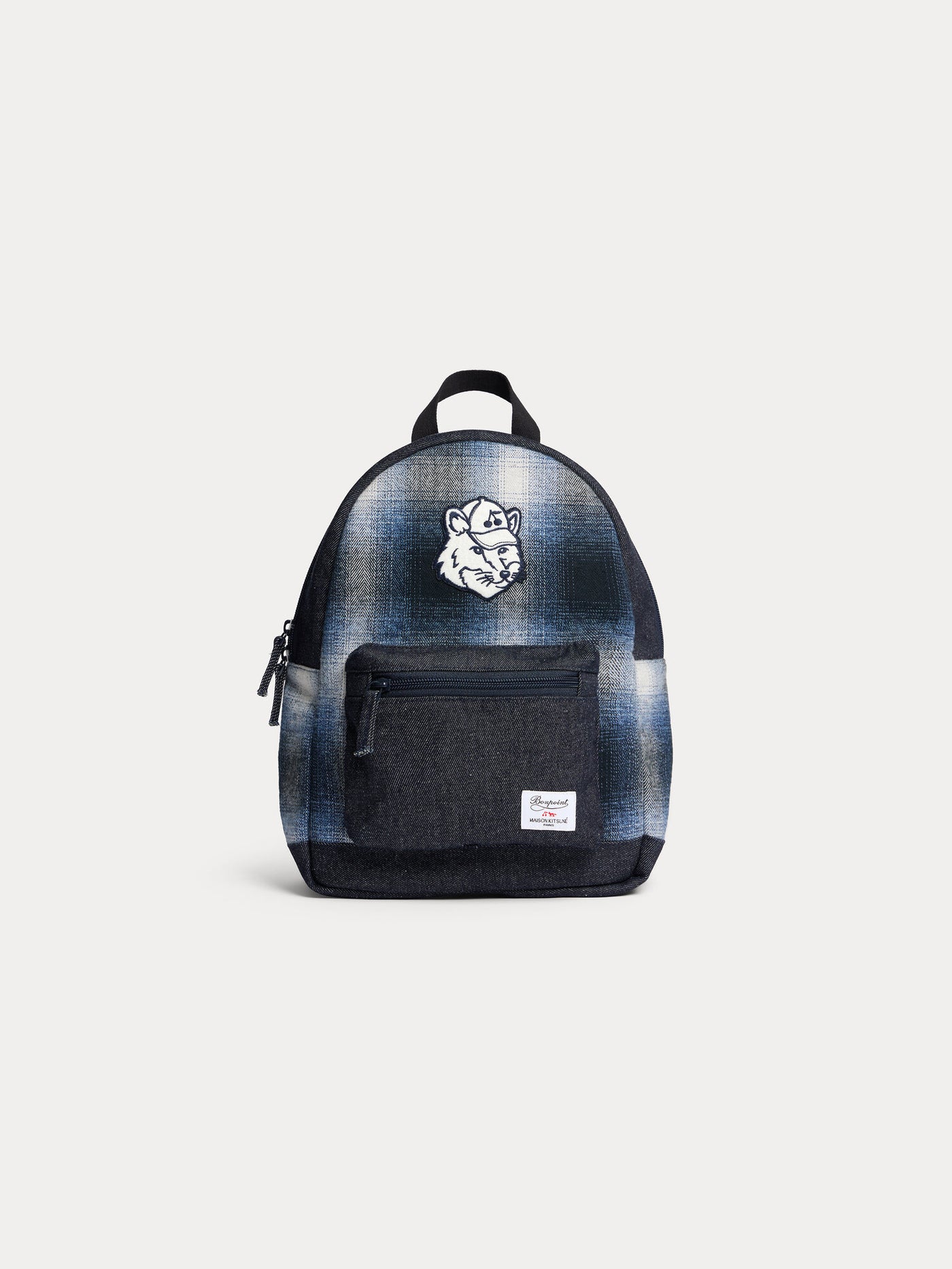 Bonpoint x Maison Kitsuné Gania bag in denim