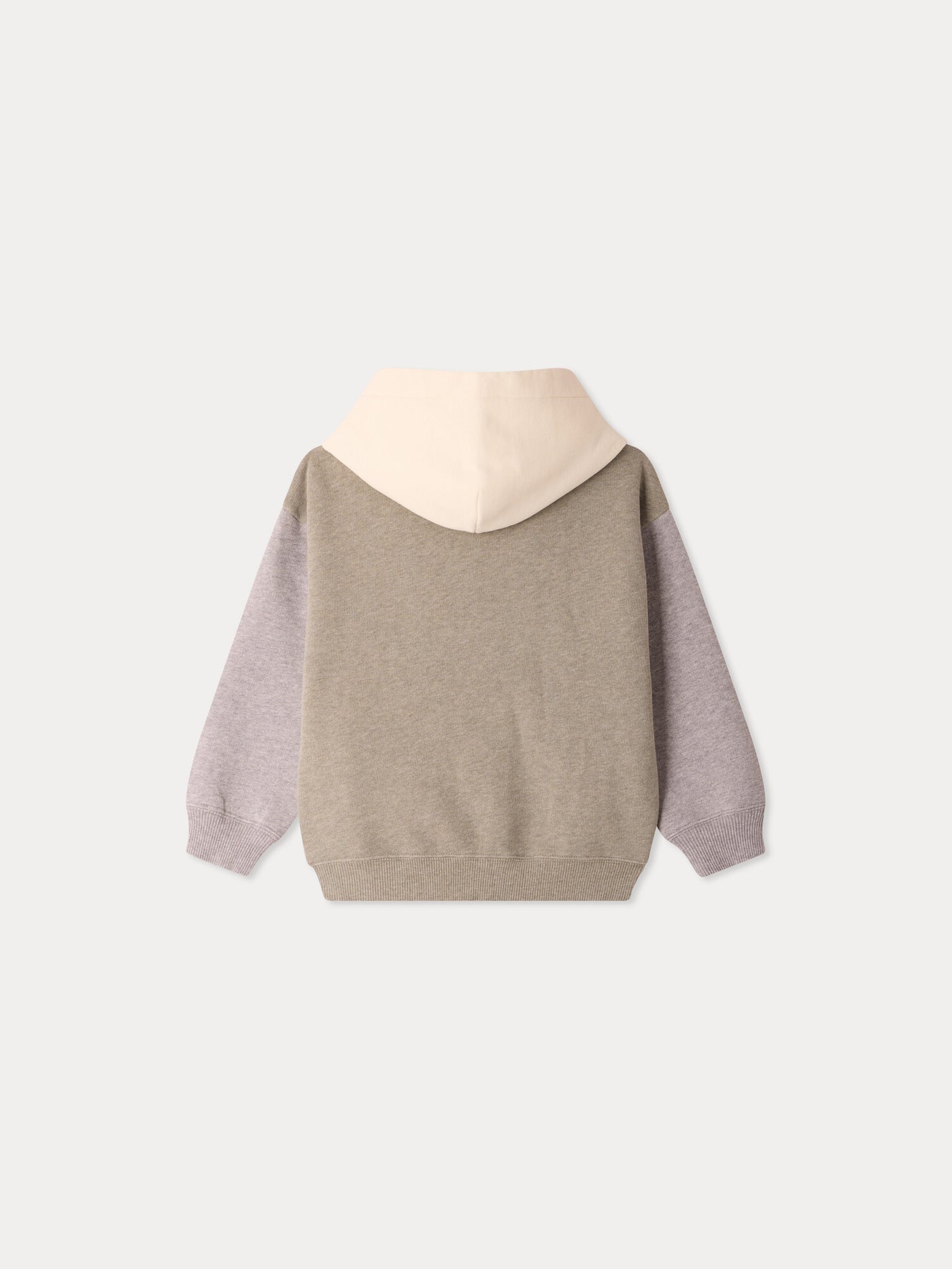 Elroy  heather khaki sweatshirt with zipper