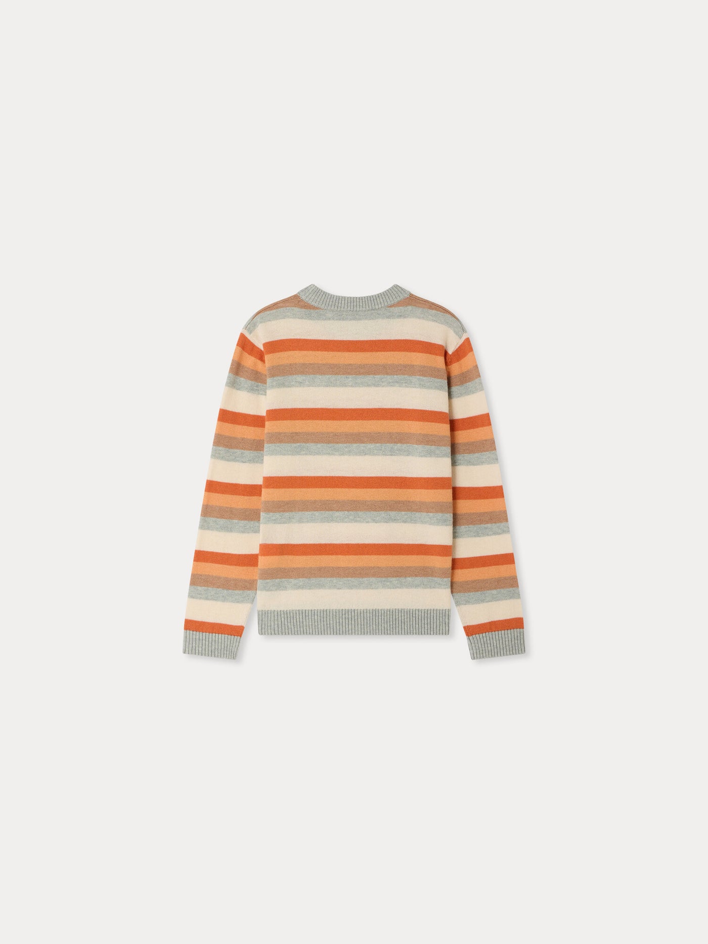 Branco sweater with multicolored stripes