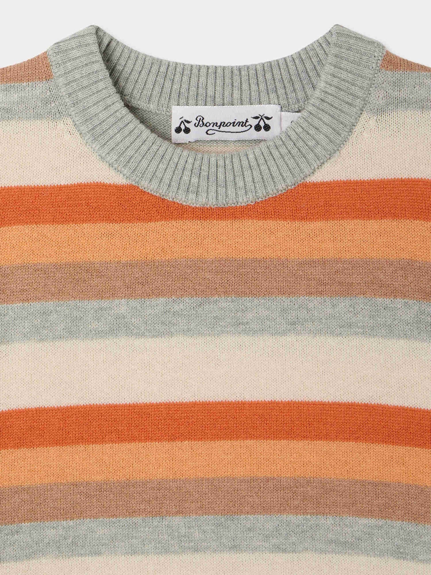 Branco sweater with multicolored stripes