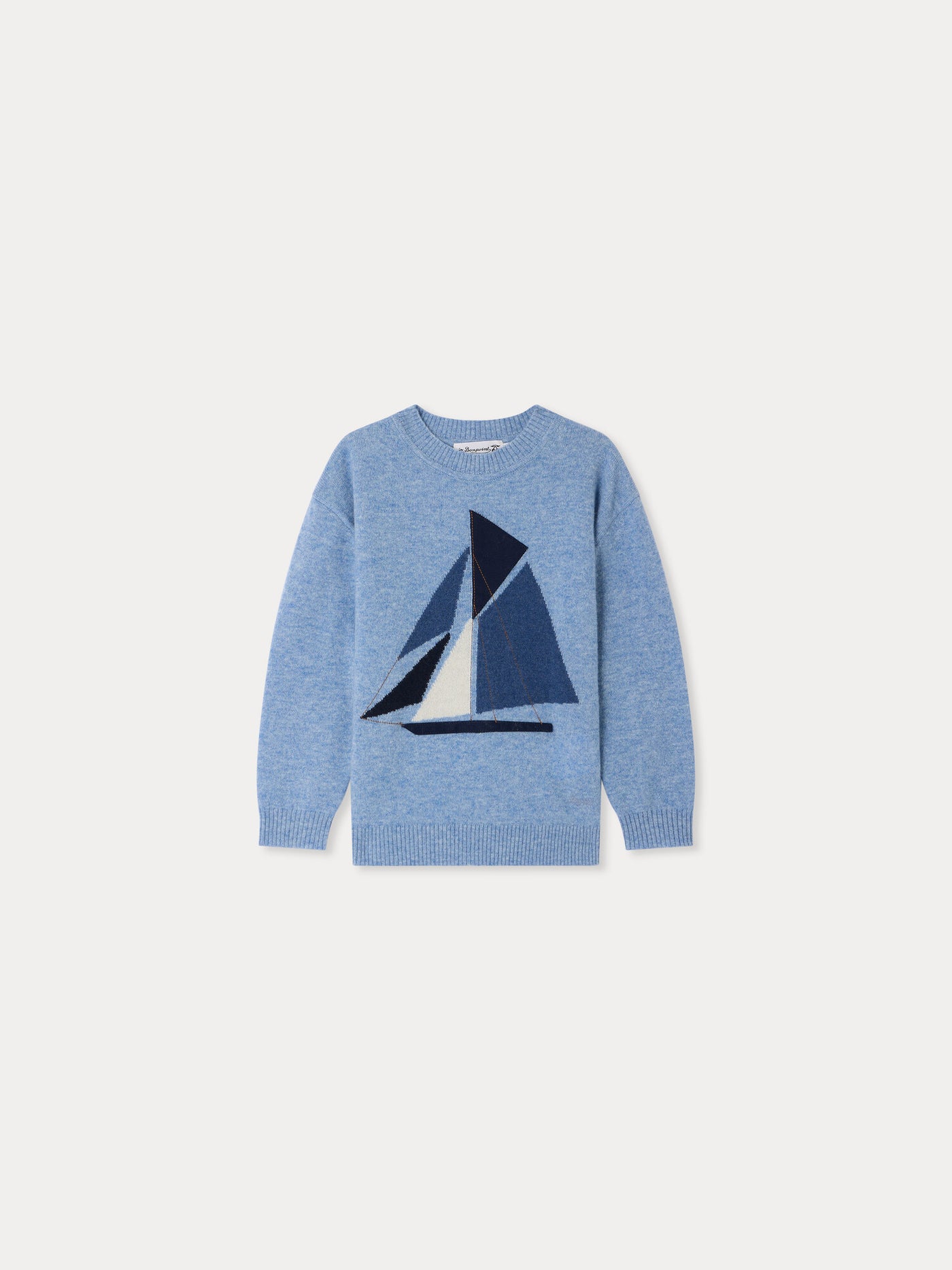 Maor cashmere sweater with boat motif
