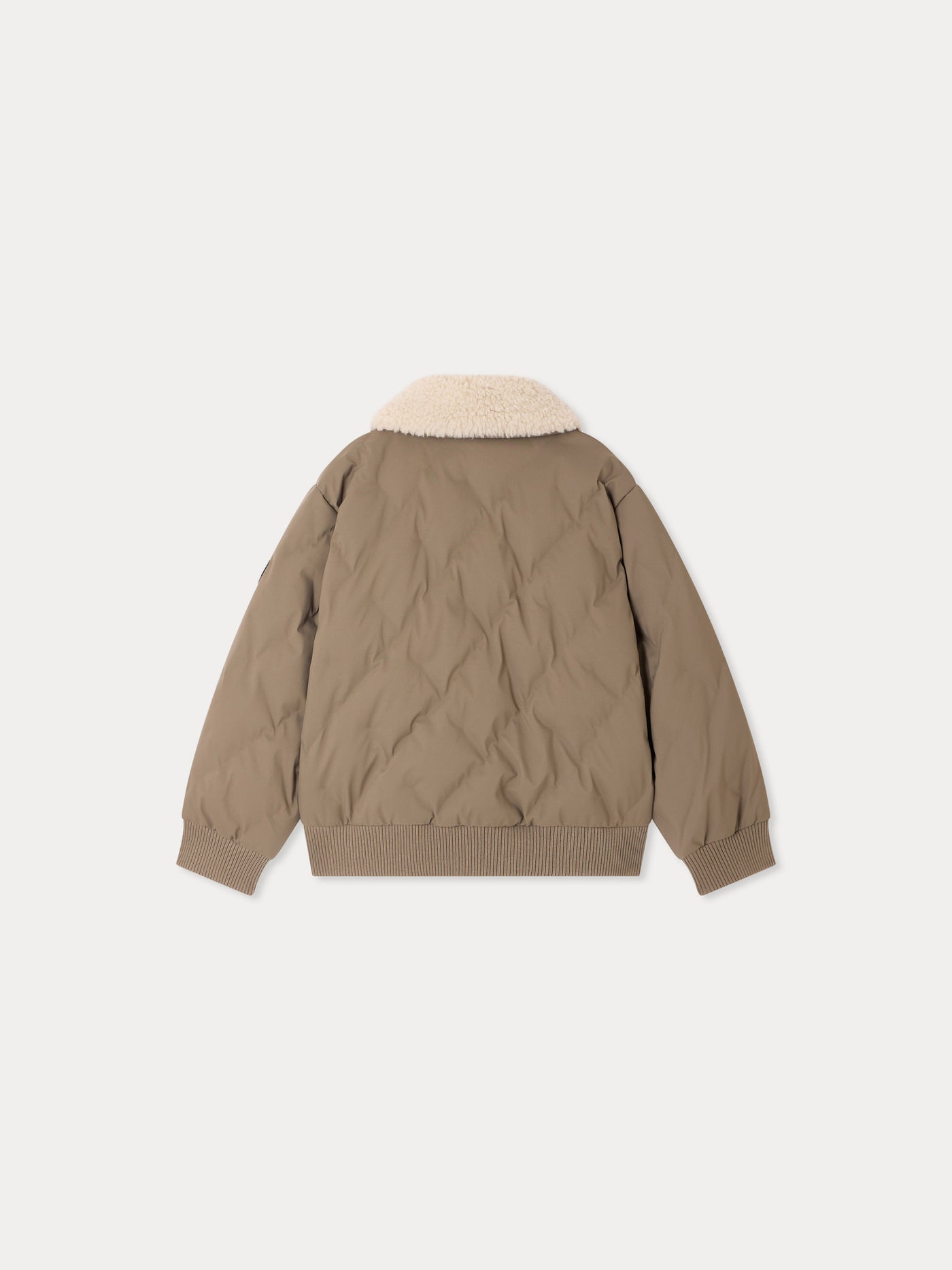 Mickson water-repellent jacket with removable sherpa collar