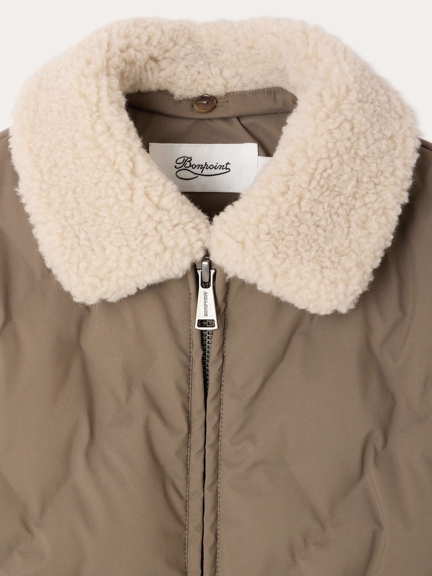 Mickson water-repellent jacket with removable sherpa collar