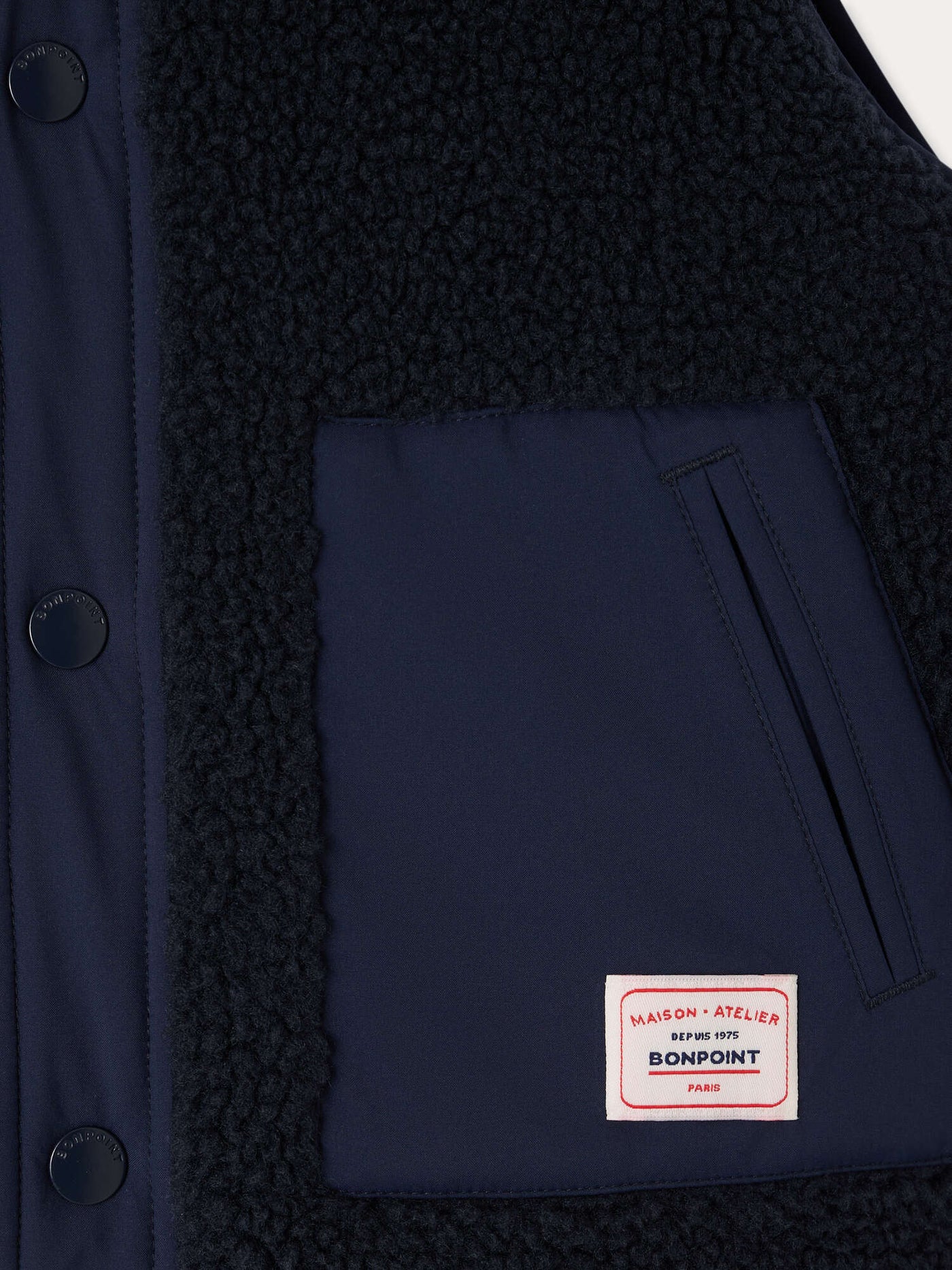 Junior reversible sherpa jacket