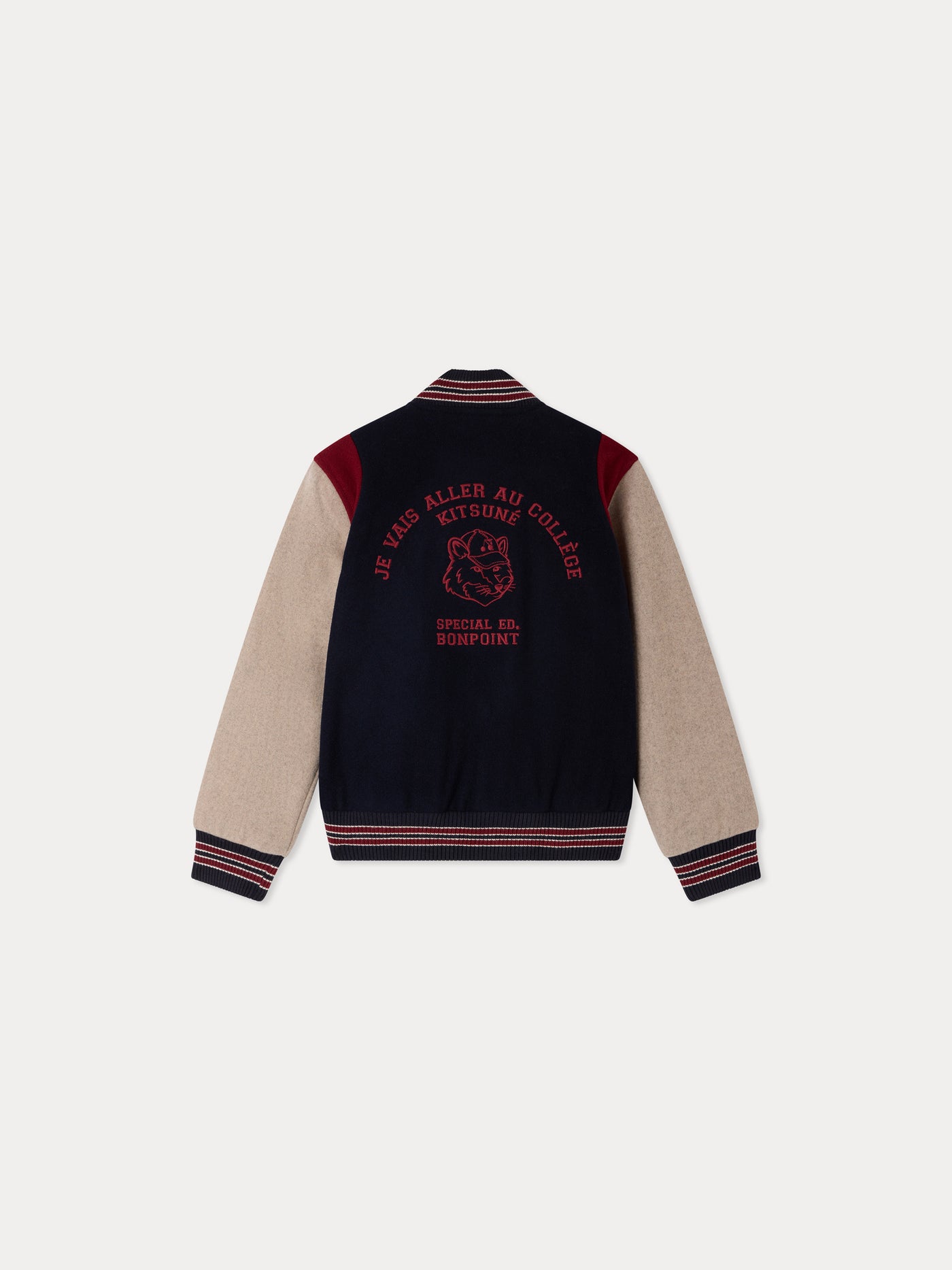 Bonpoint x Maison Kitsuné Maverick padded teddy jacket
