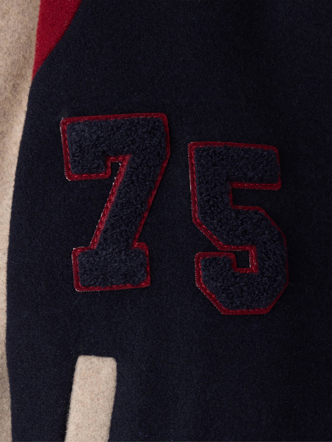 Bonpoint x Maison Kitsuné Maverick padded teddy jacket