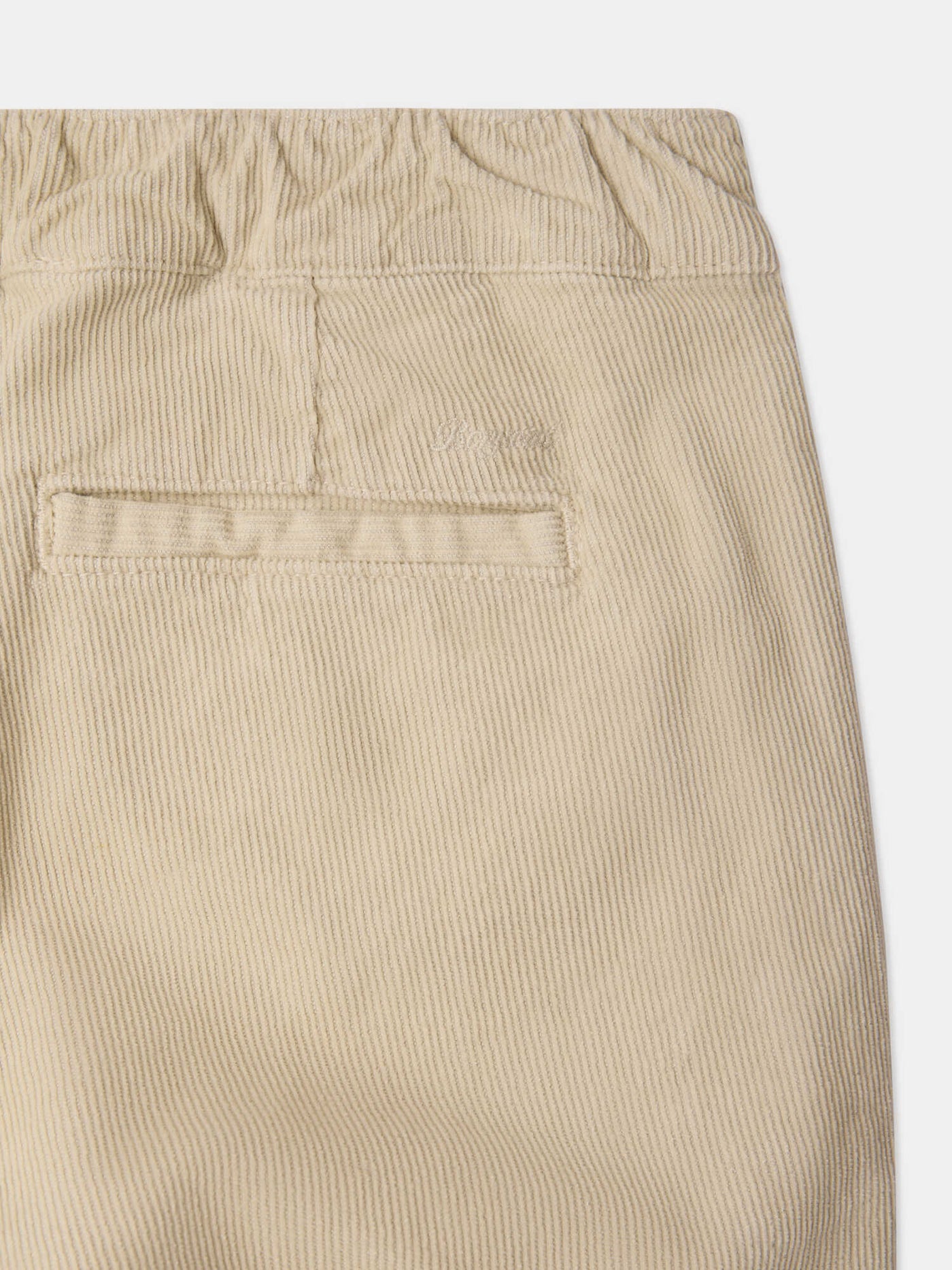 Mirak straight trousers with organic cotton embroidery
