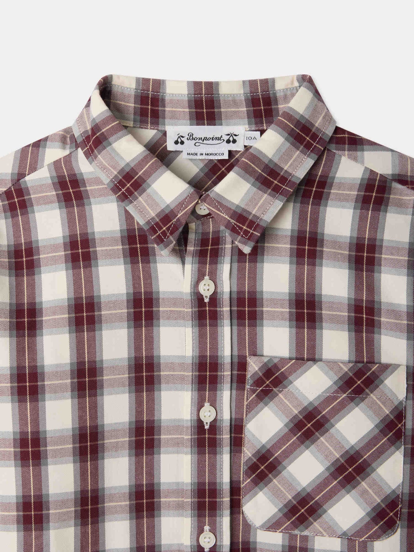 Tango checked shirt in organic cotton