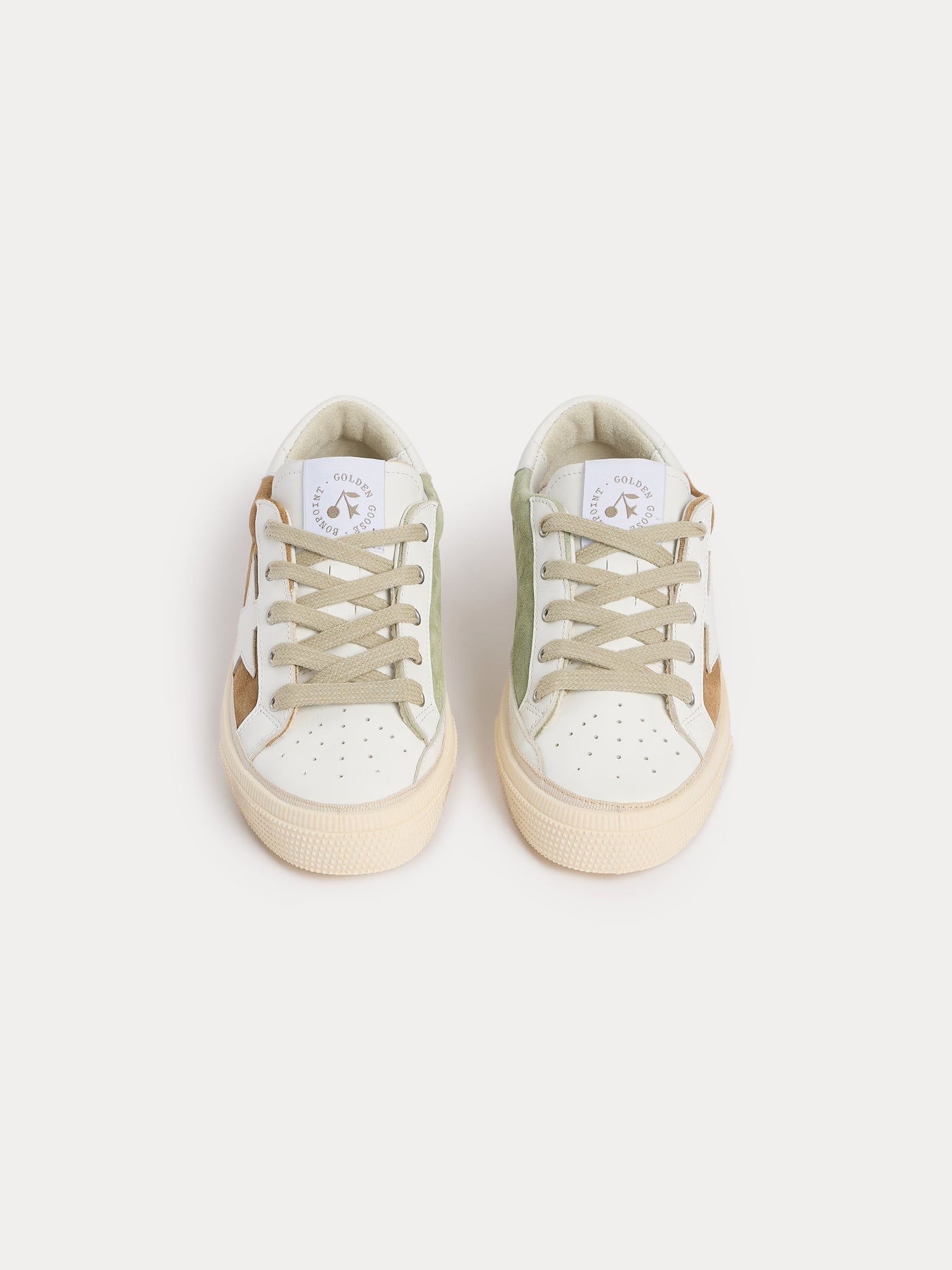 Bonpoint x Golden Goose beige May child sneakers