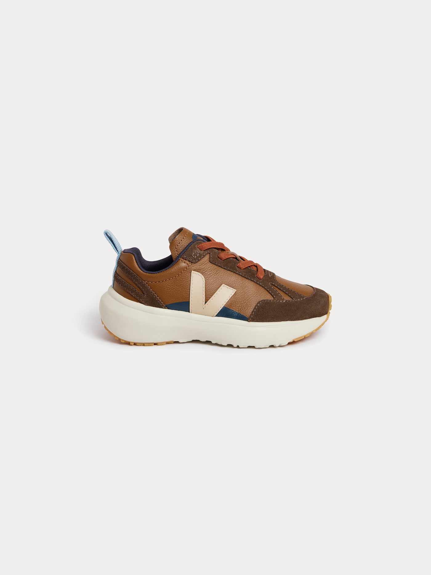 Bonpoint x Veja Canary hazelnut children's trainers