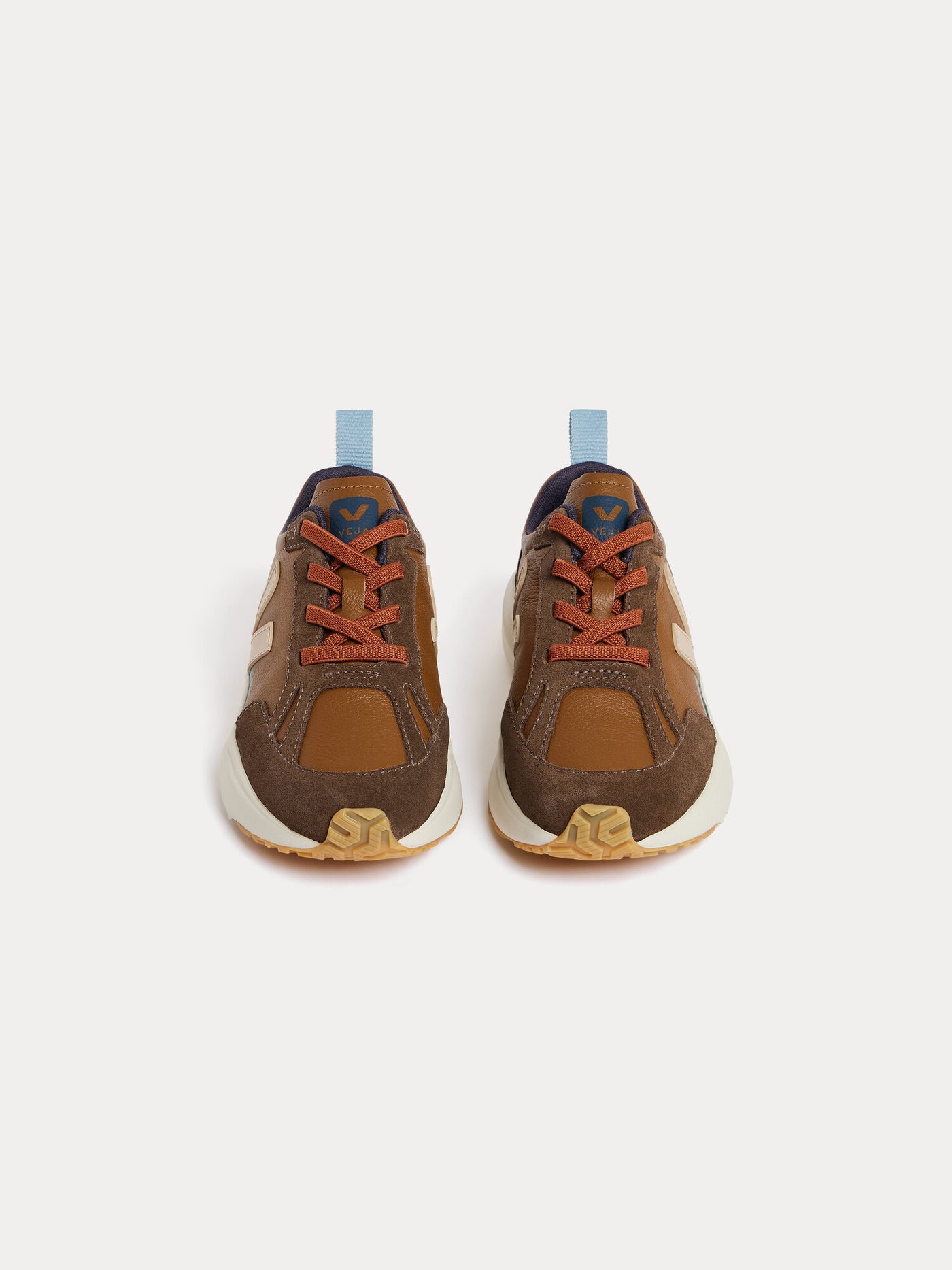 Bonpoint x Veja Canary hazelnut children's trainers
