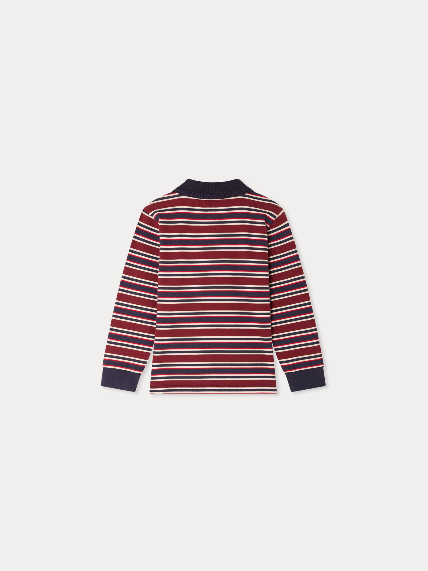 Mirko striped polo shirt in organic cotton