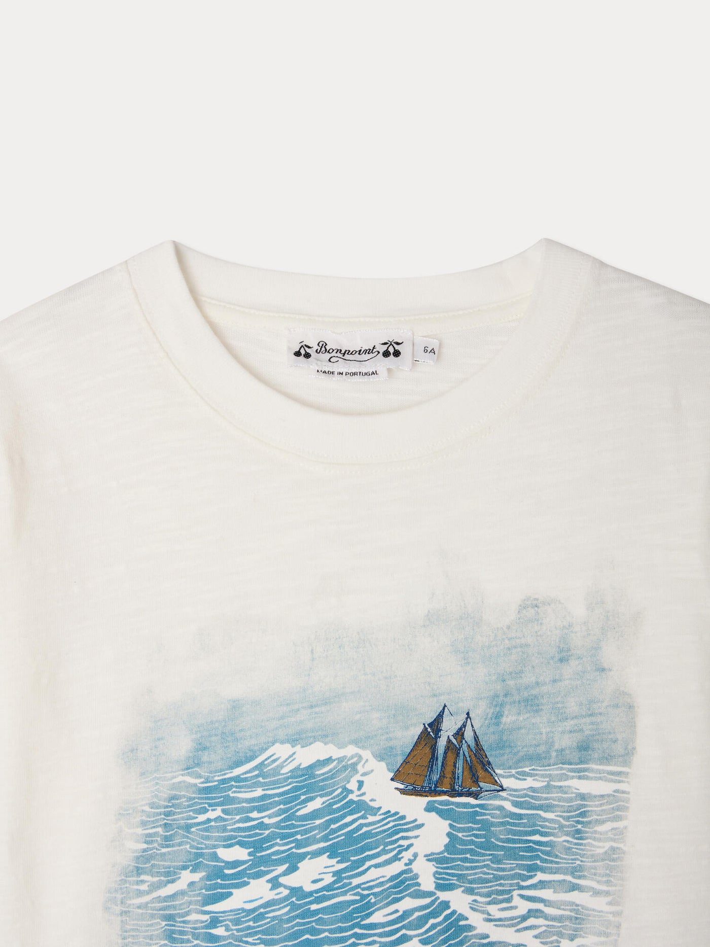 Tadda storm-print T-shirt in organic cotton