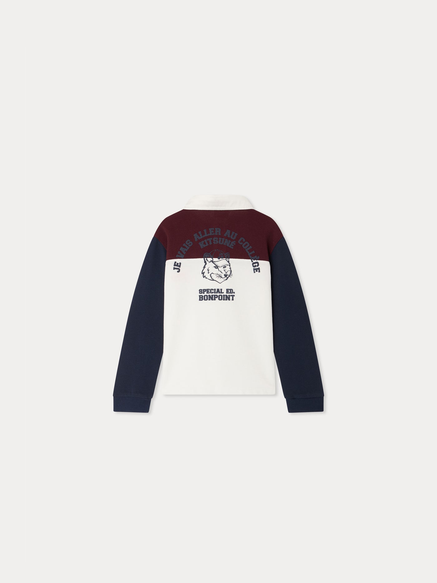Bonpoint x Maison Kitsuné Médéric polo shirt in organic cotton