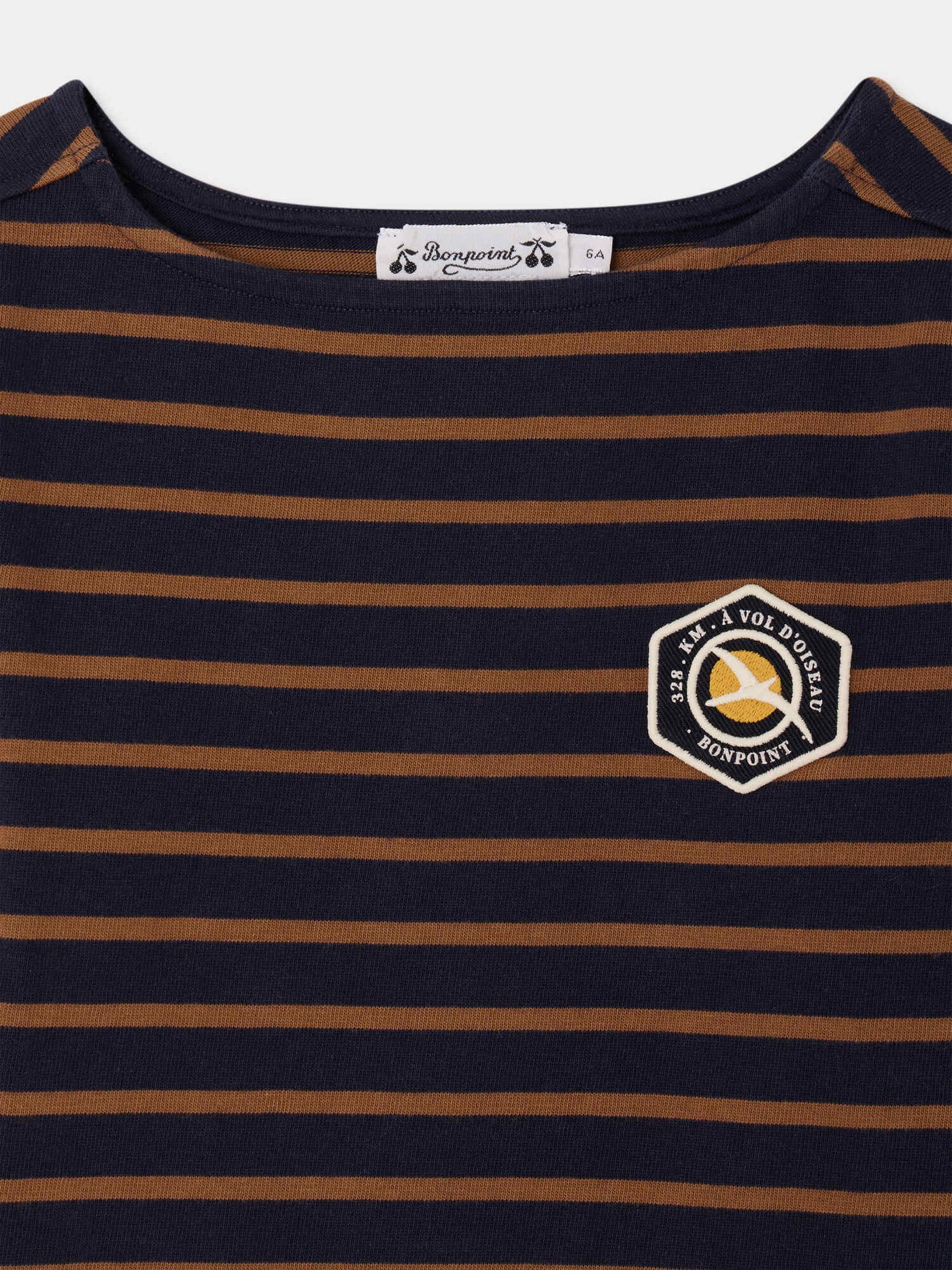 Baudelaire striped T-shirt in organic cotton