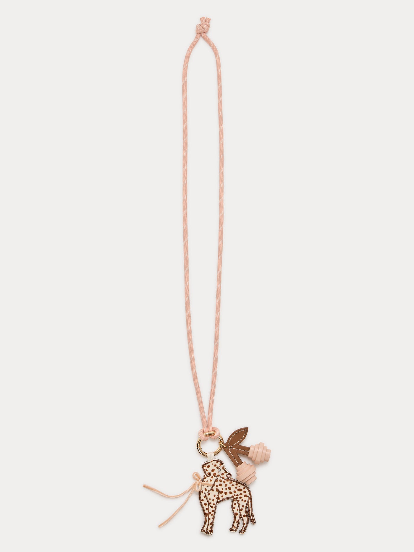 Milaya necklace with dog and cherry pendants