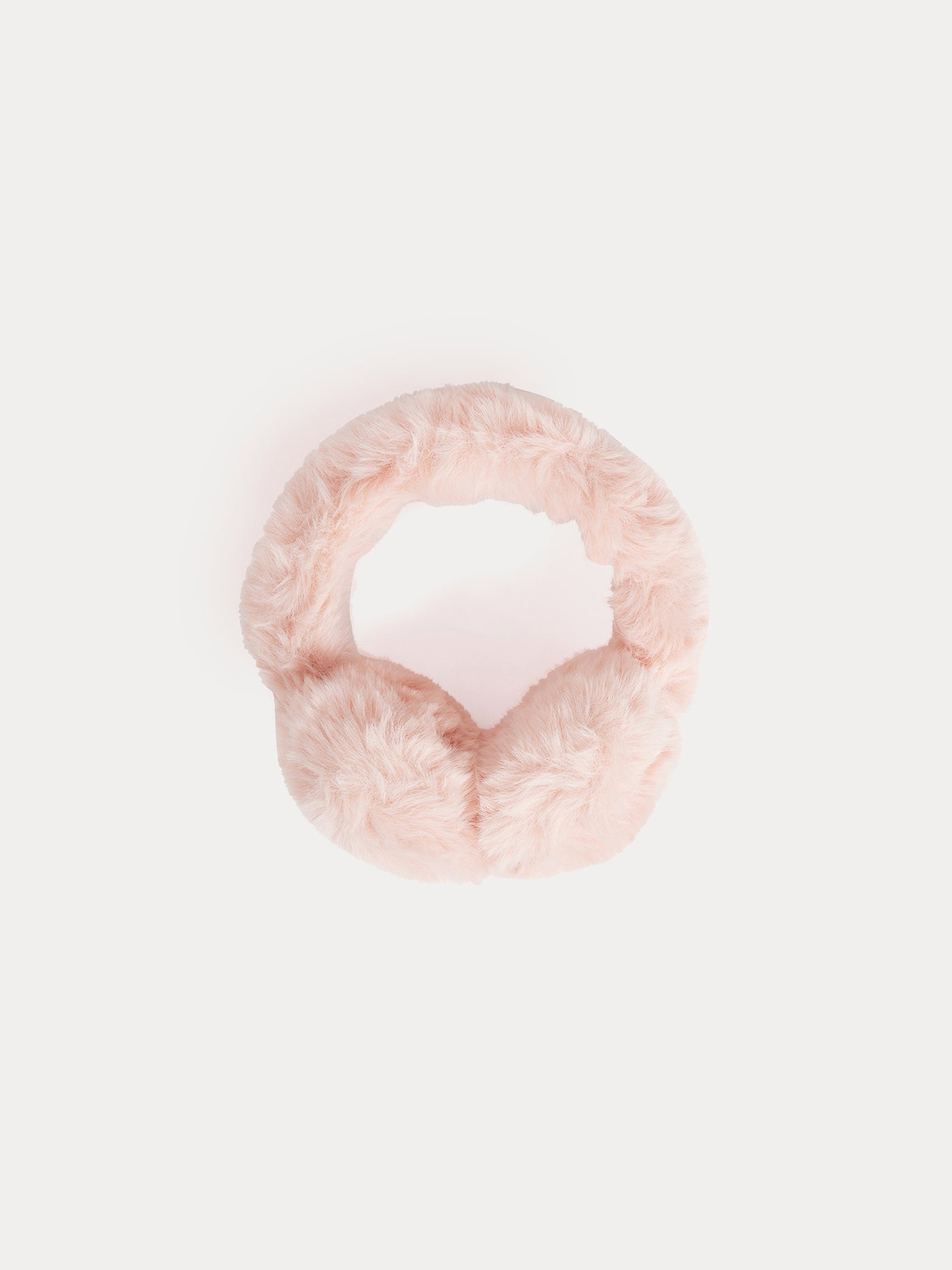 Mailina cherry-embroidered faux fur earmuffs