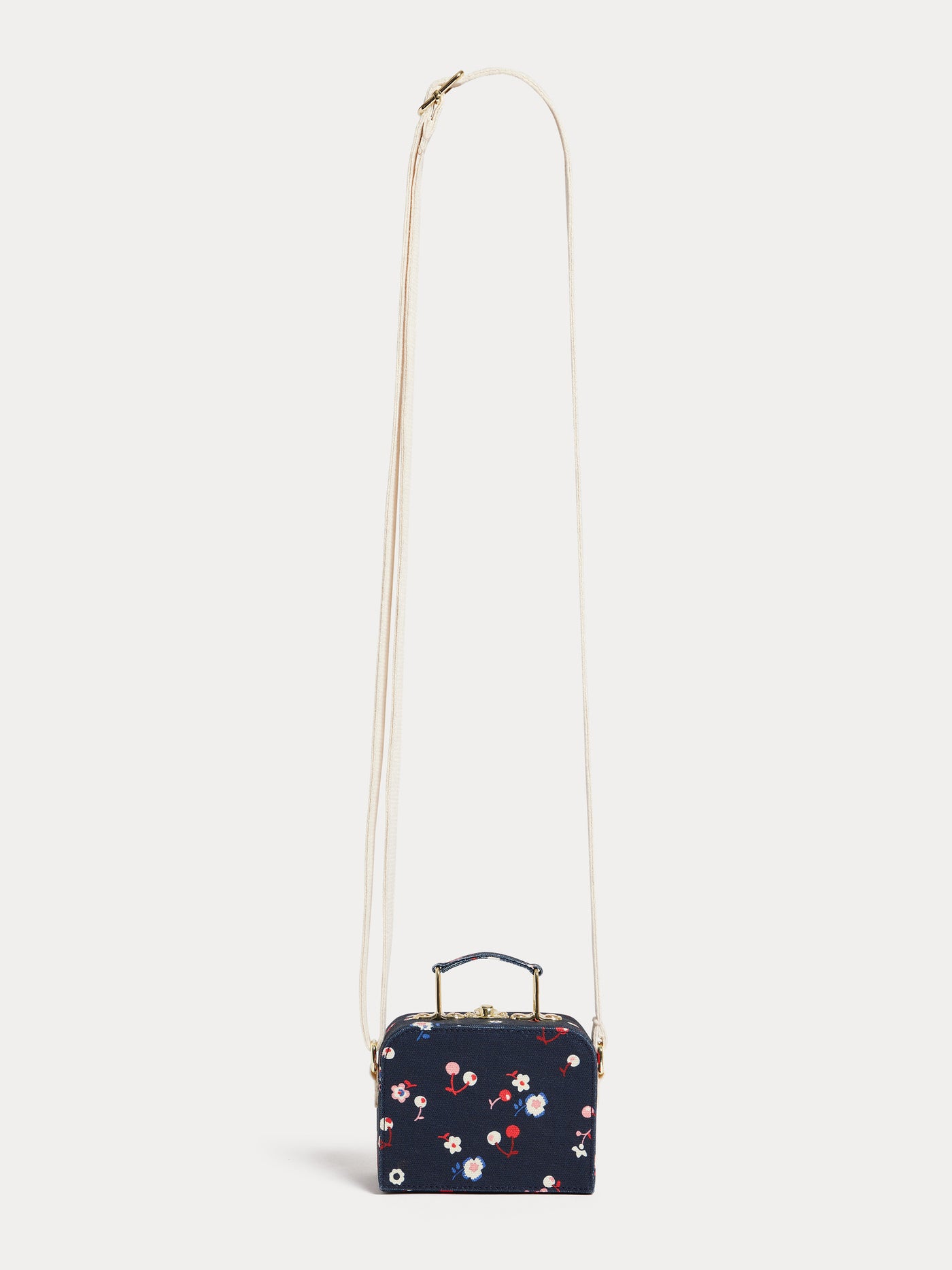 Aimane cherry print suitcase bag