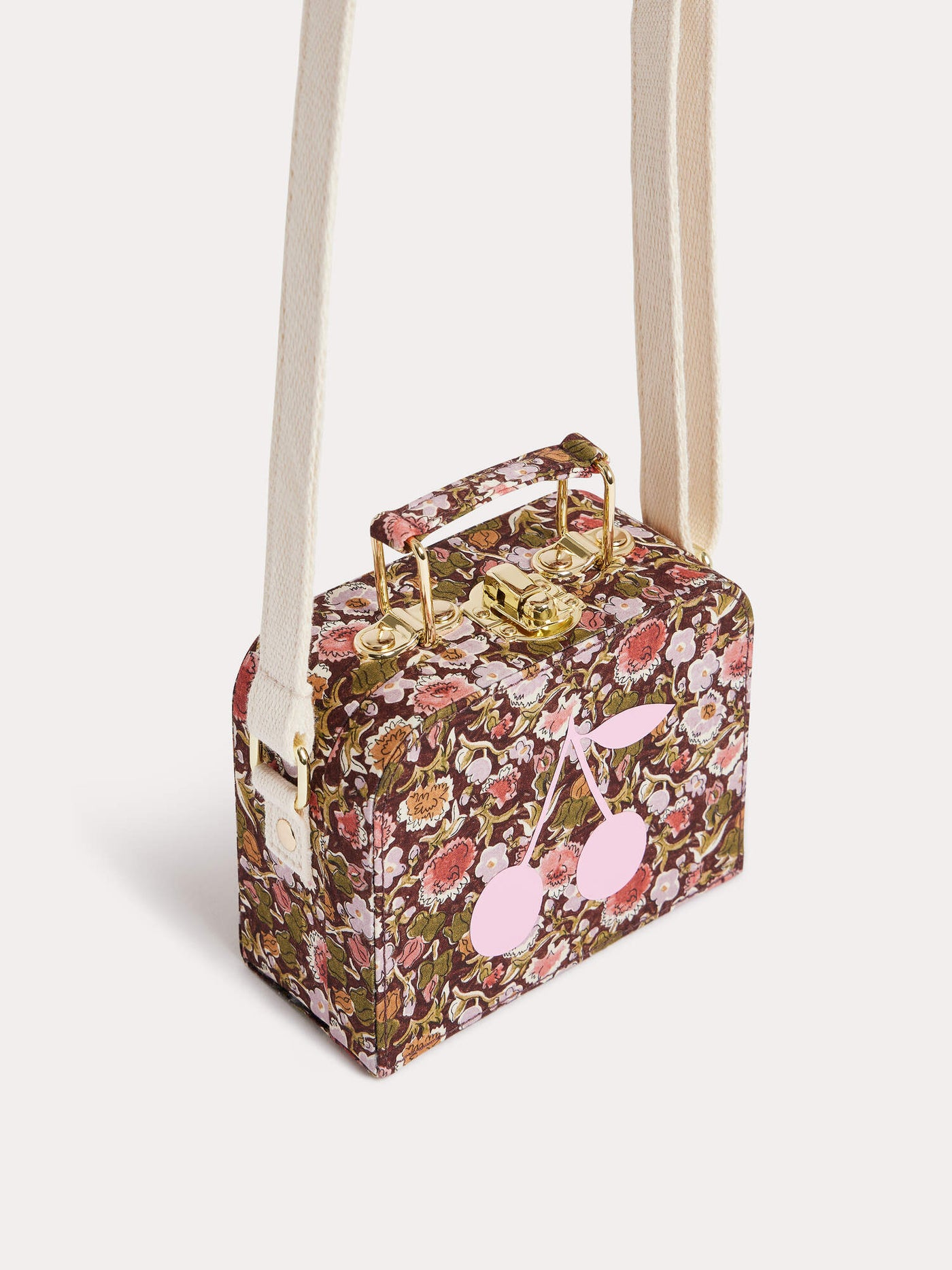 Aimane suitcase bag in Liberty organic cotton fabric