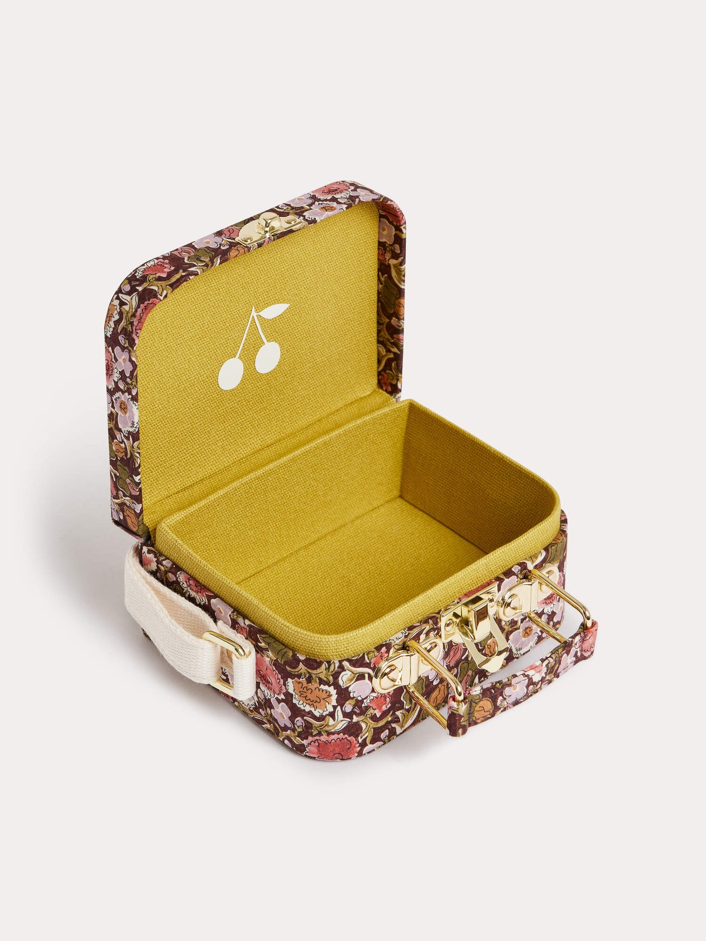 Aimane suitcase bag in Liberty organic cotton fabric