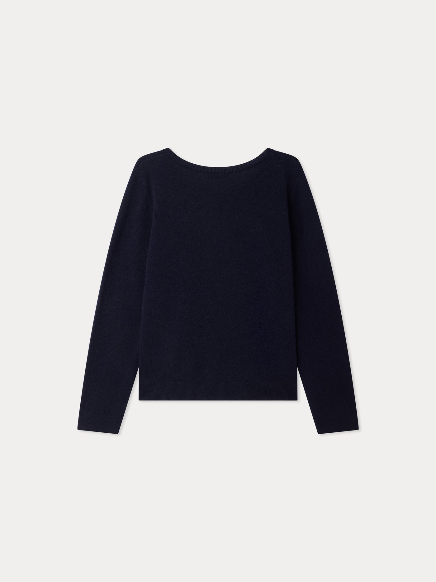 Cardigan Marisha Grown-Up navy with hand-embroidered cherries and pearls in cashmere