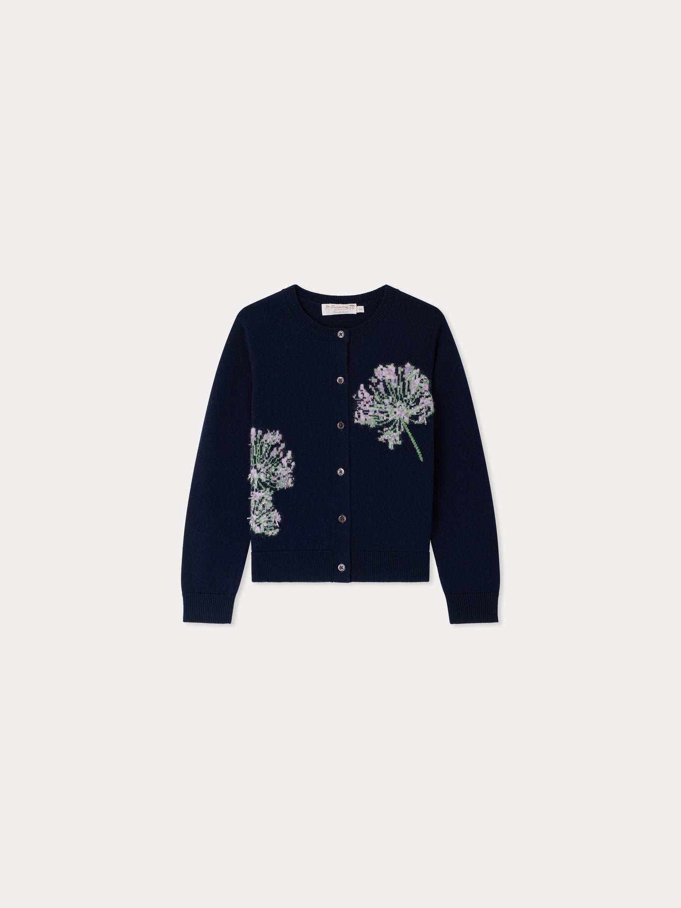 Bonpoint x MoMA Mahena cardigan with intarsia flower