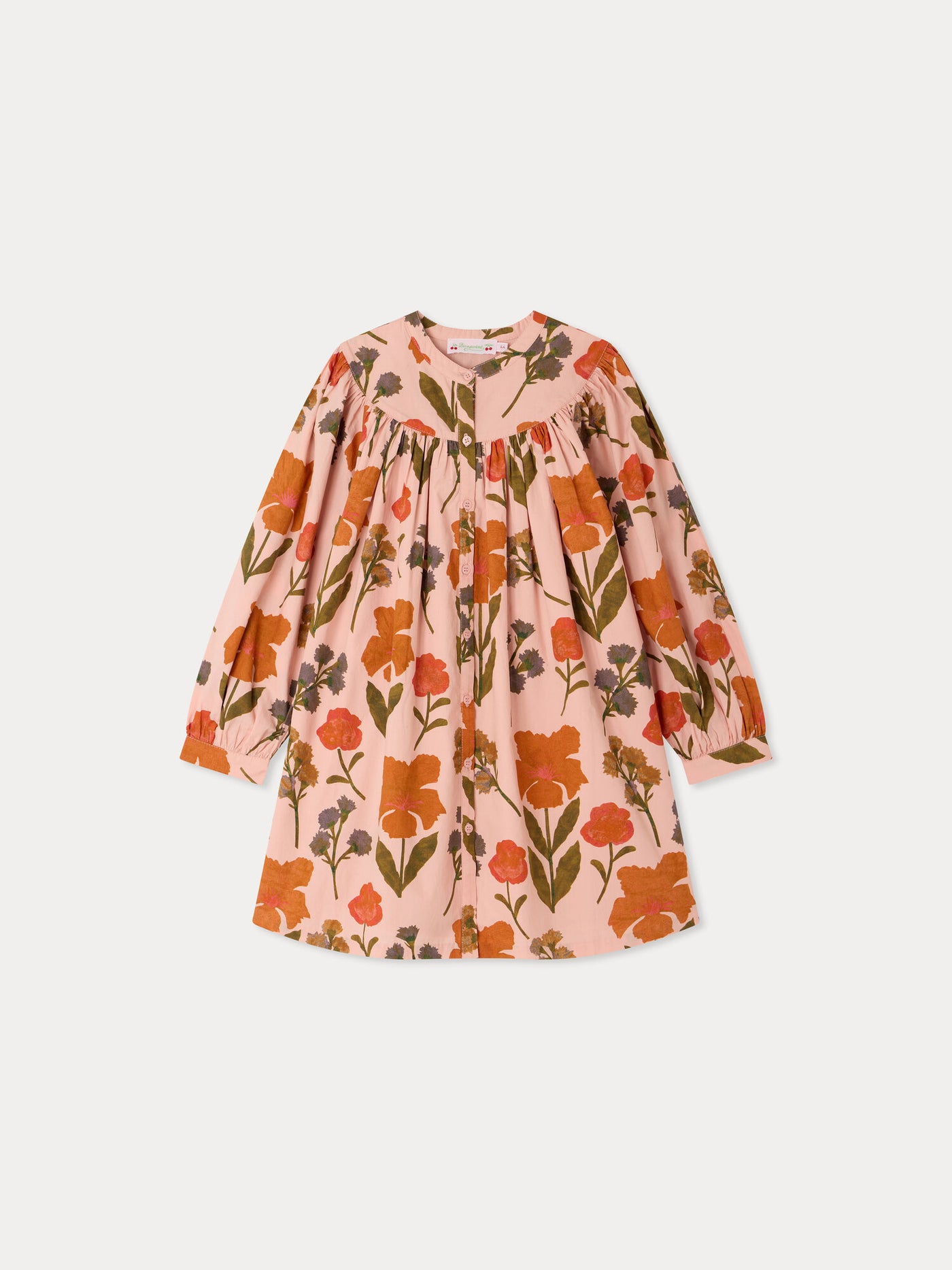 Madwiga dress with organic cotton flower print
