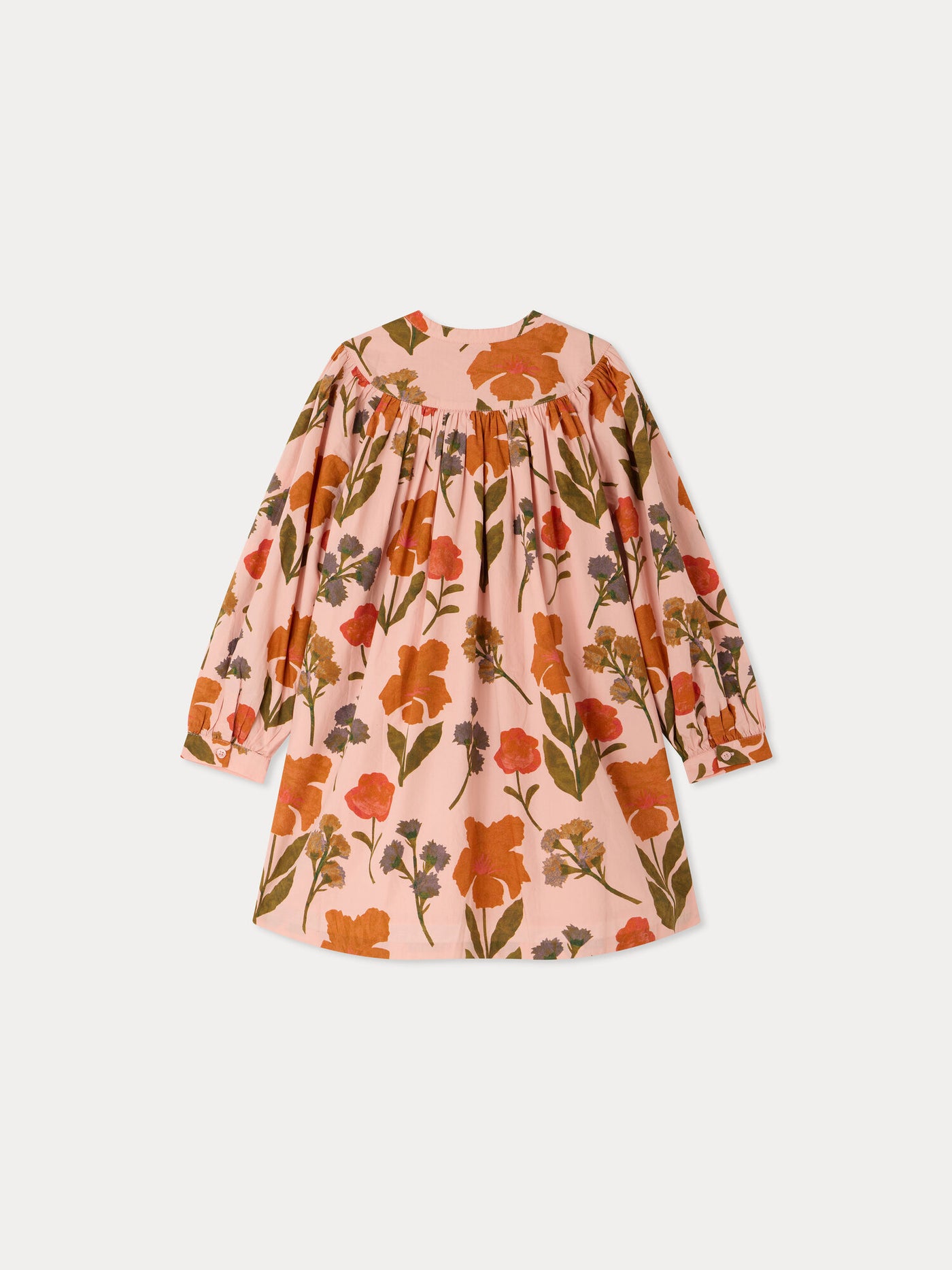 Madwiga dress with organic cotton flower print